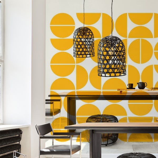 Bauhaus Pattern Yellow