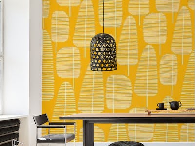 Mid Century Forest Yellow