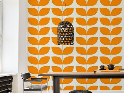 Danish Pattern Orange
