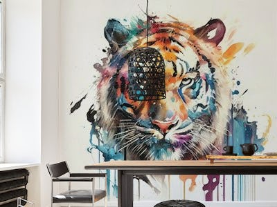 Watercolor Tiger #1