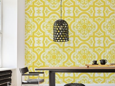 Mexican Tile Pattern Mustard