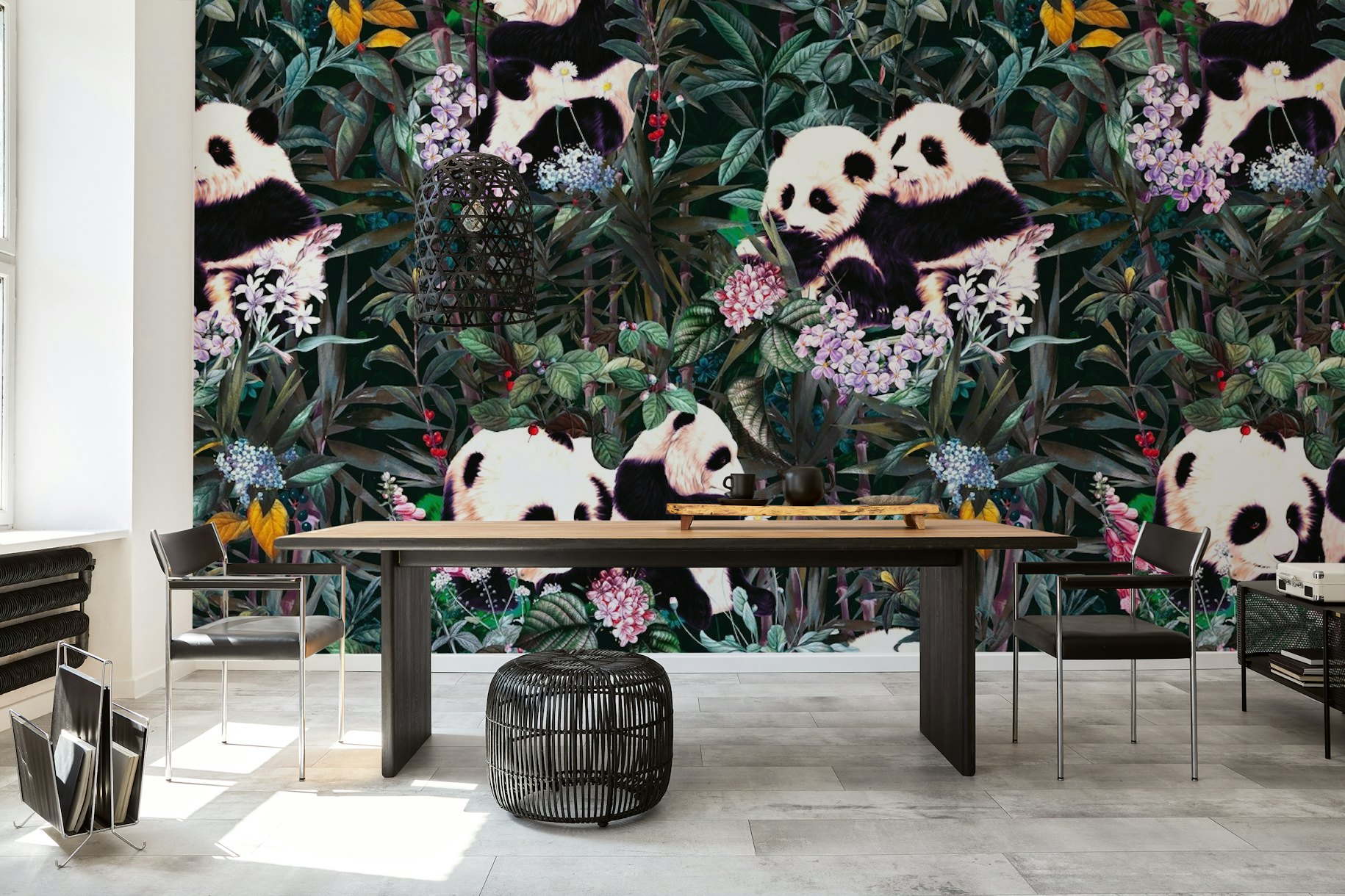 Rainforest Pandas wallpaper