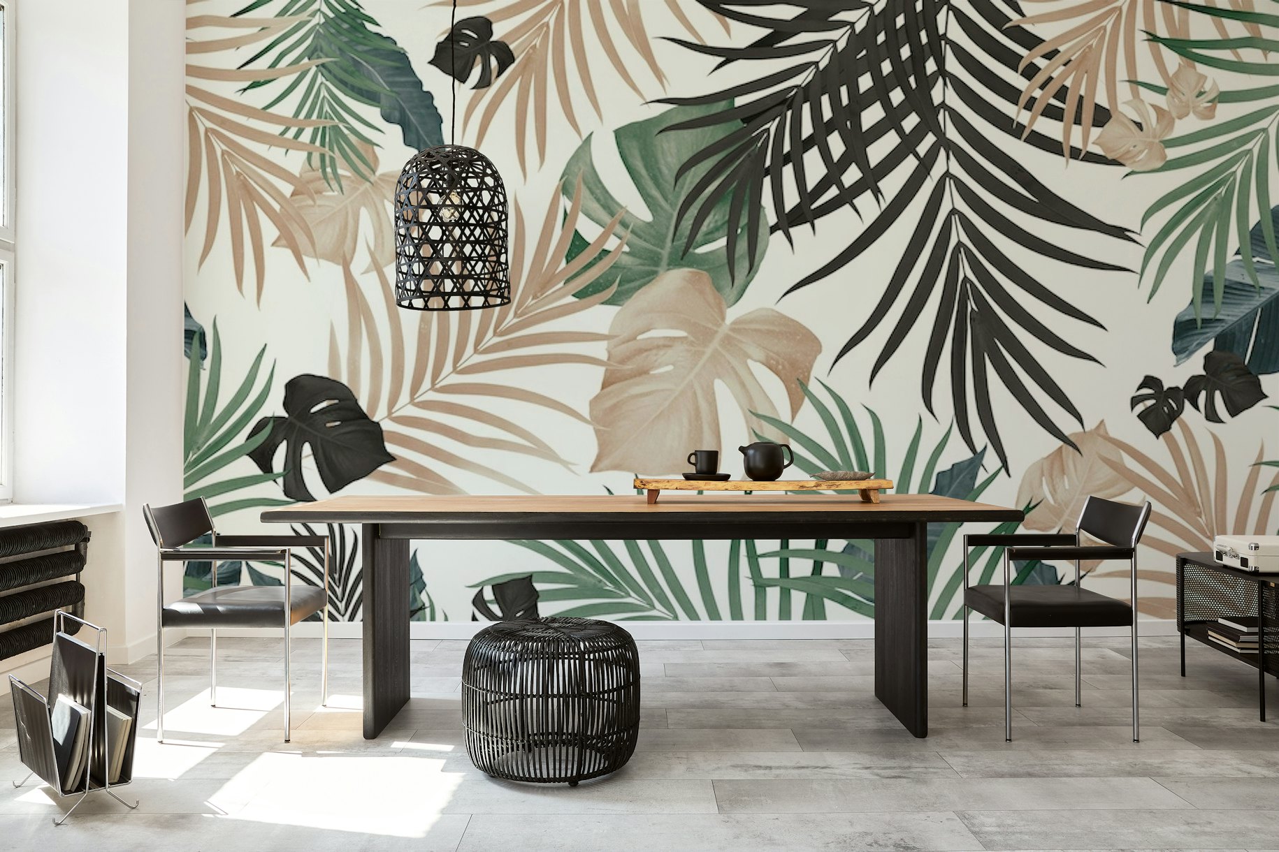Tropical Jungle Leaves 13 w 2 wallpaper