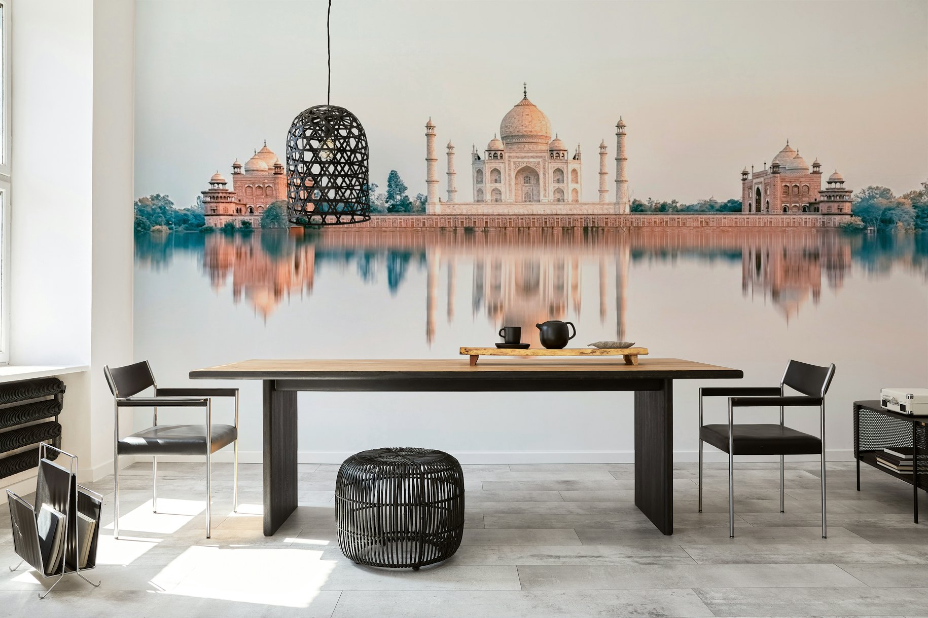 Taj Reflection wallpaper