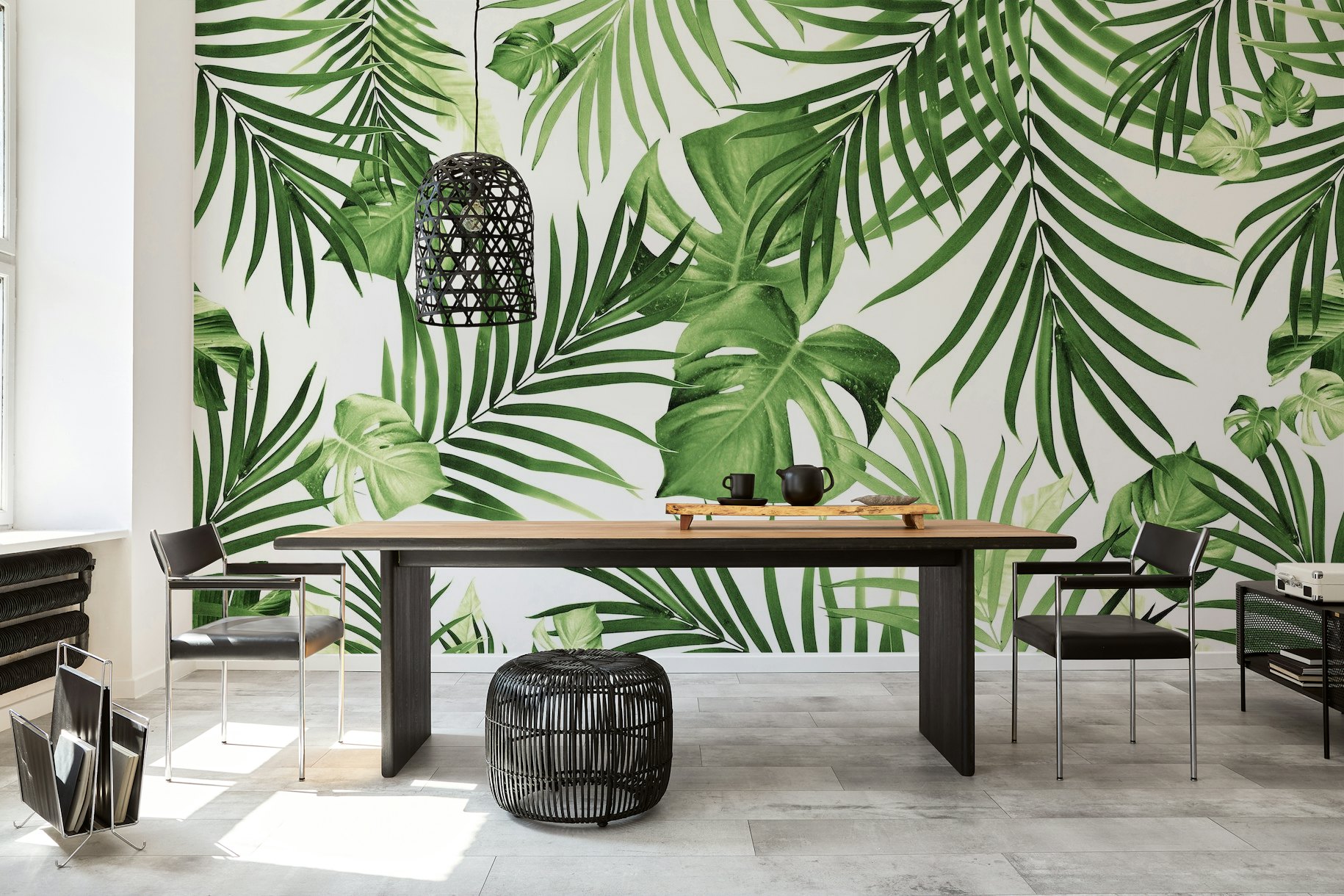 Tropical Jungle Leaves 12 w 3 wallpaper