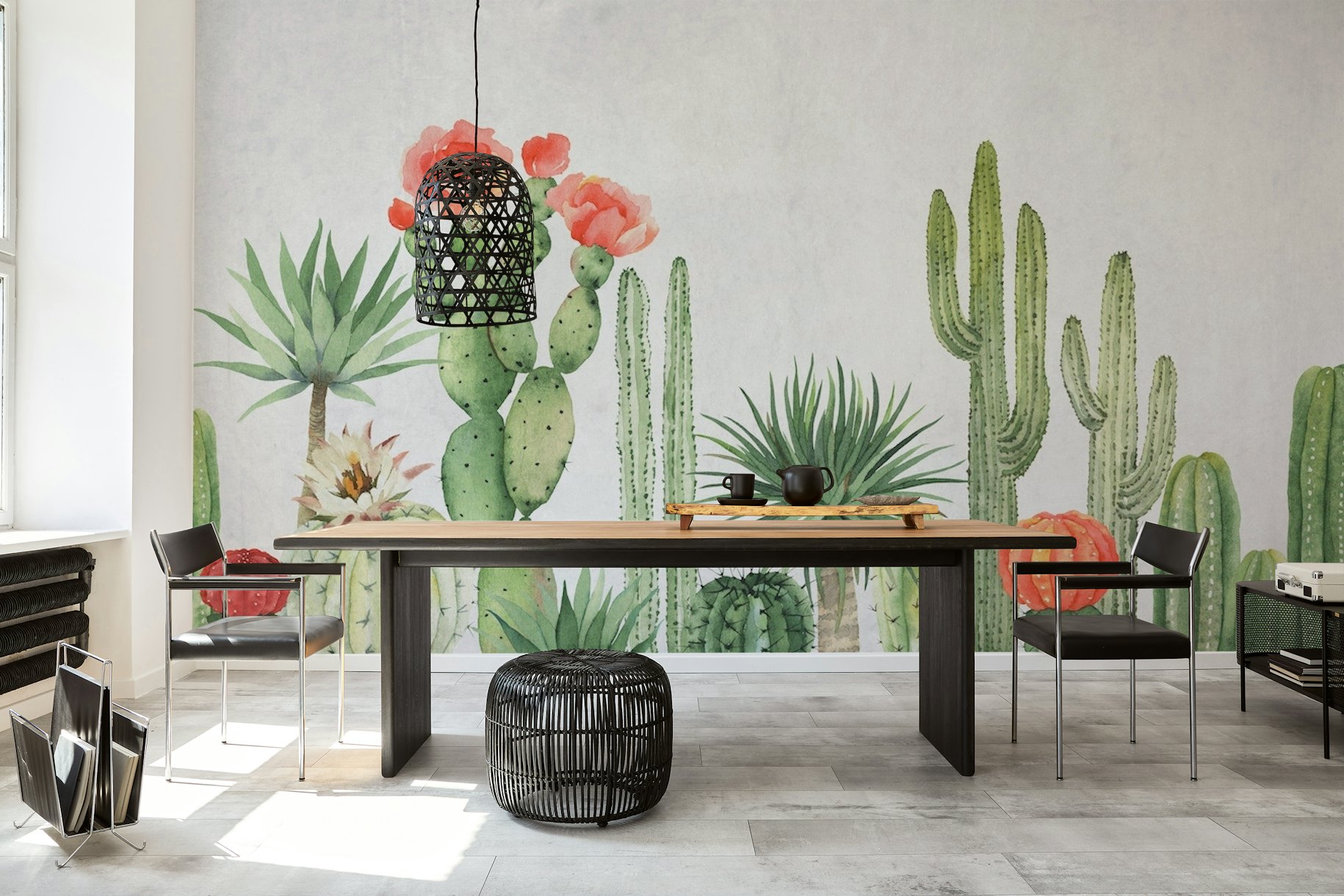 Cactus desert wallpaper