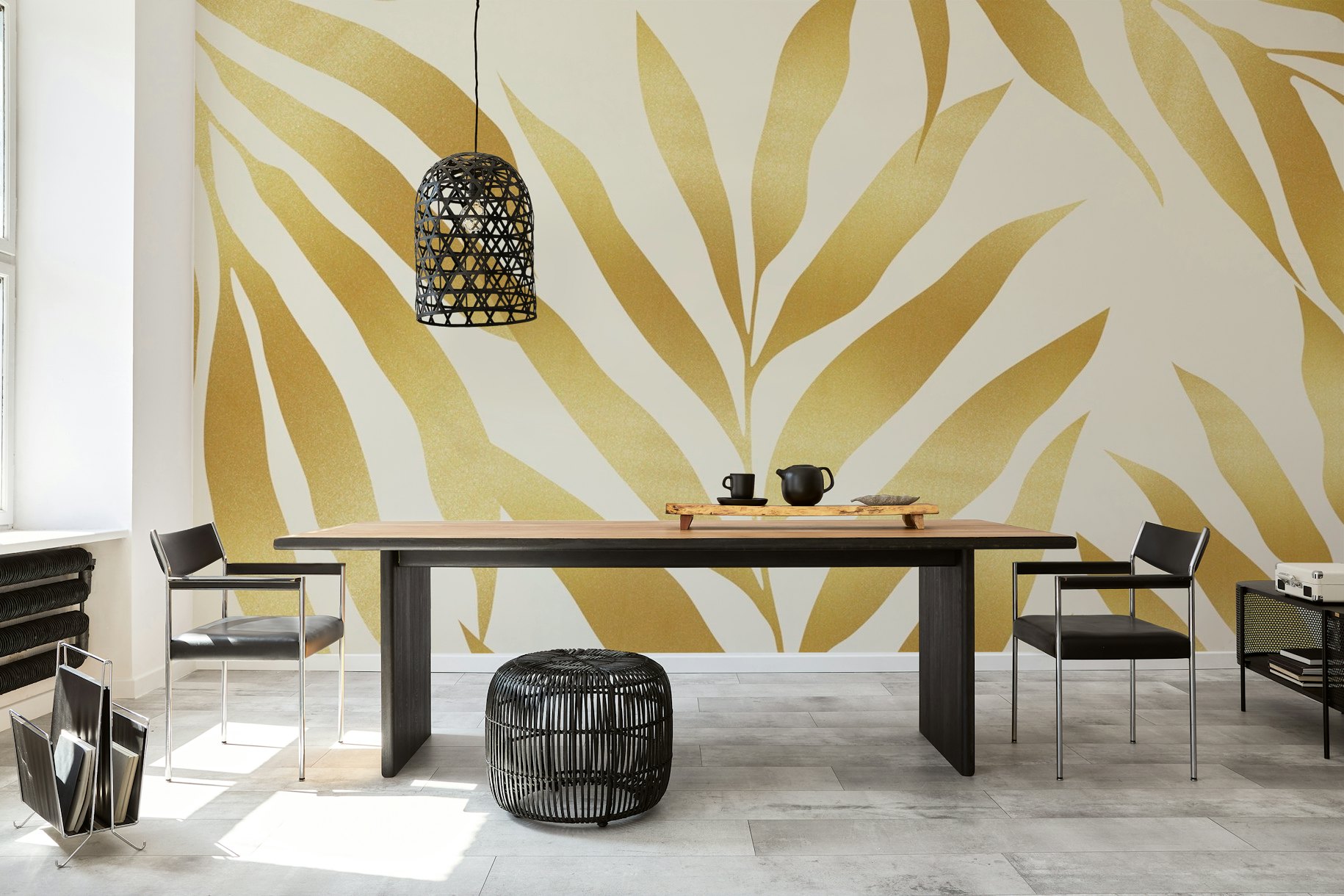 Golden leaves 2 wallpaper