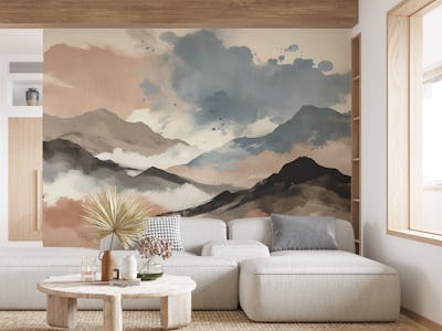 Abstract Alpine Serenity