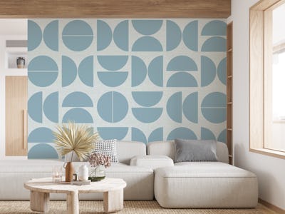 Pastel Blue Bauhaus