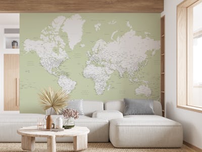 Detailed world map Xolani