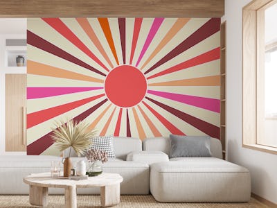 Vintage Sun - Retro Orange