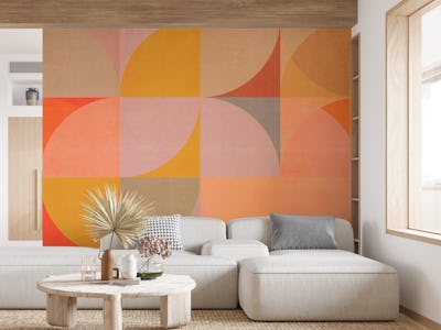Mid Century Bauhaus Geo Vivid