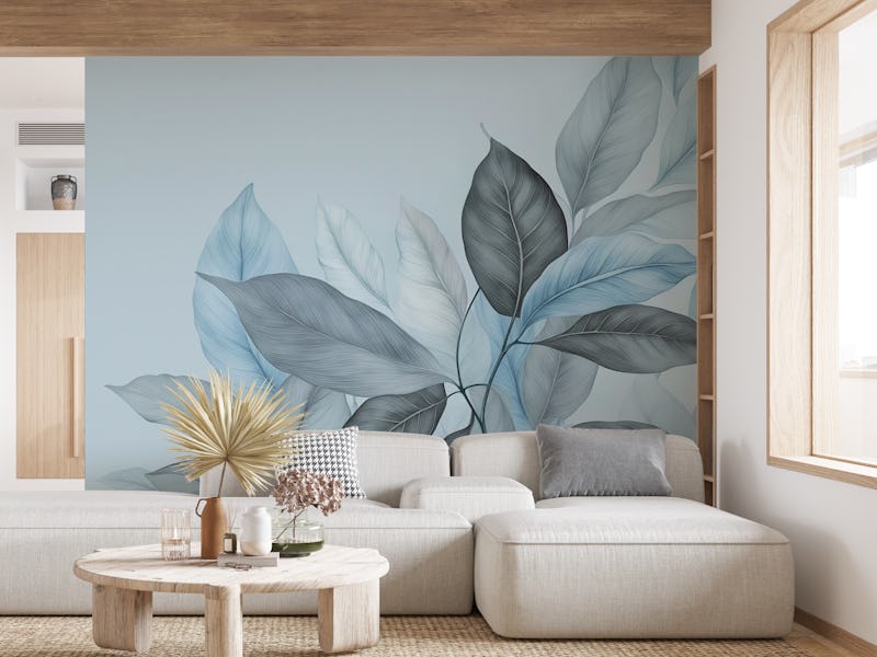 Soothing Blue Hour Calm Foliage
