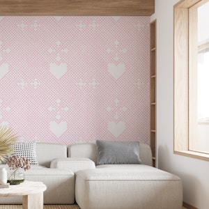 Crafty Lace Embroidery Cross Stitch in Pink