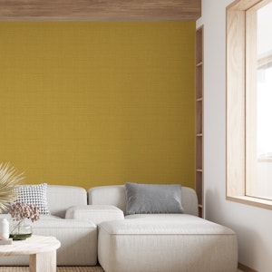 Vintage Italian Scripts Pattern in mustard