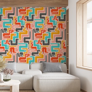 RETRO RATTLERS Mid-Century Geo Snakes - Large