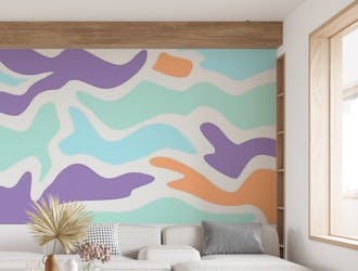 Pastel Animal Print wallpaper - Happywall