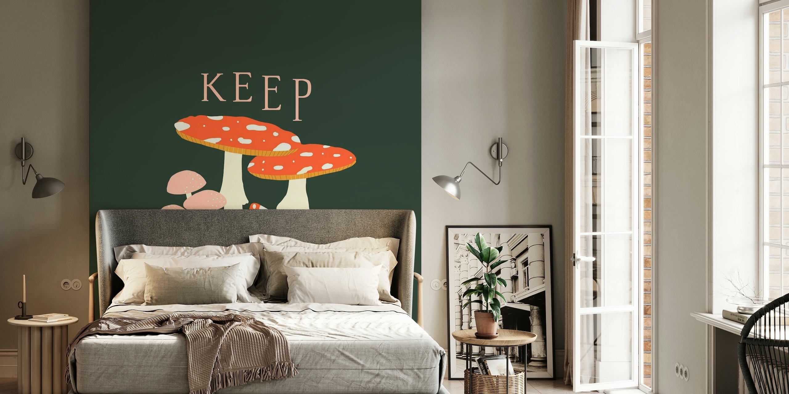 Keep Growing Moosrooms papel pintado