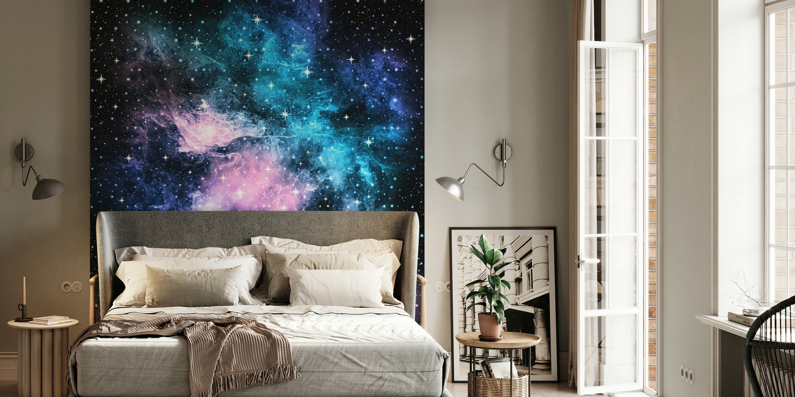 Unicorn Galaxy Nebula Dream 1 carta da parati
