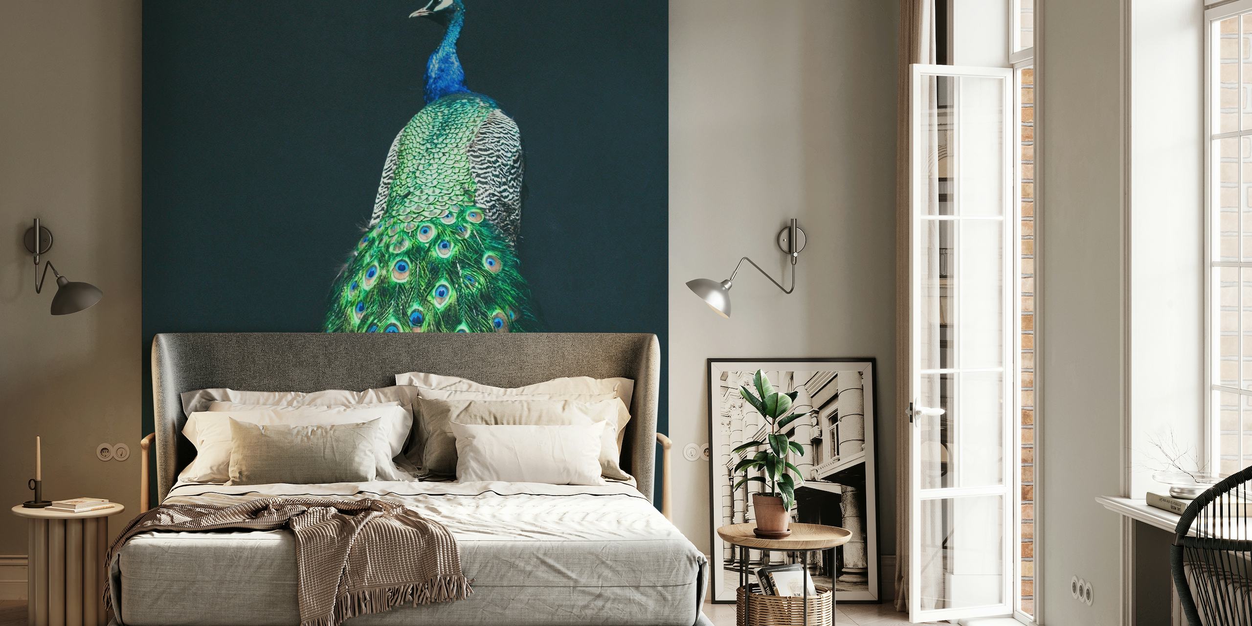 Peacock I papel pintado