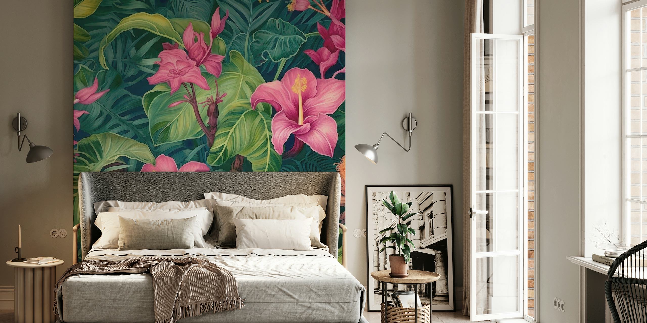 Tropical Lush Flora #2 papel pintado