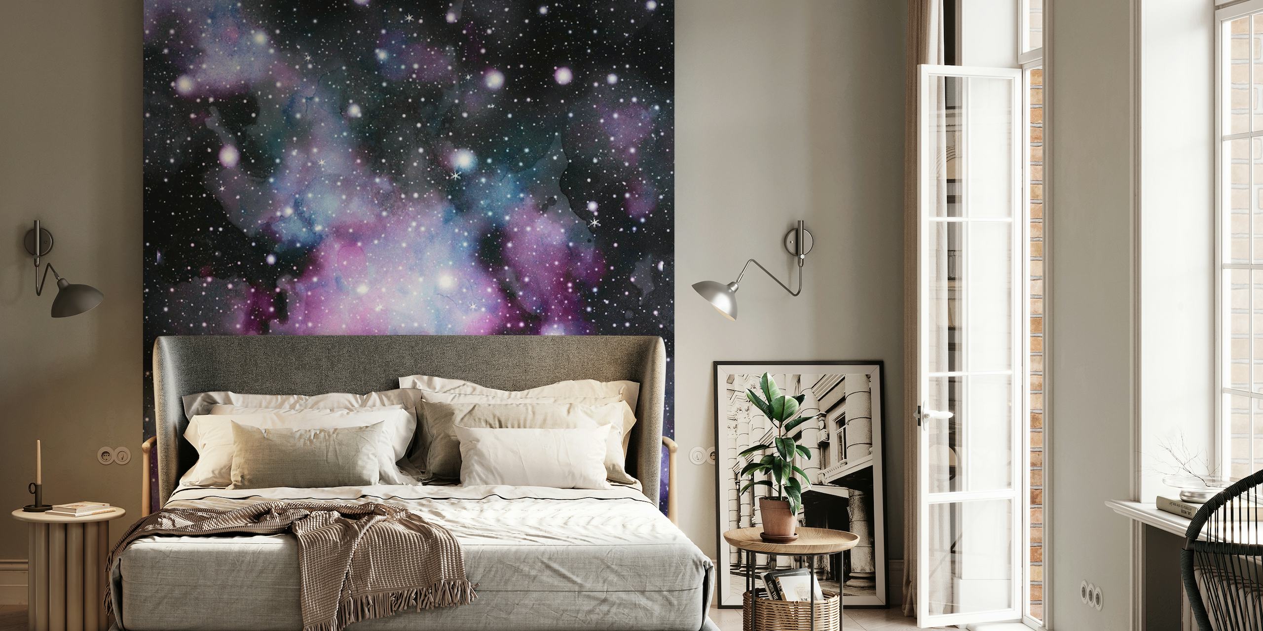 Unicorn Galaxy Nebula Dream 2 carta da parati