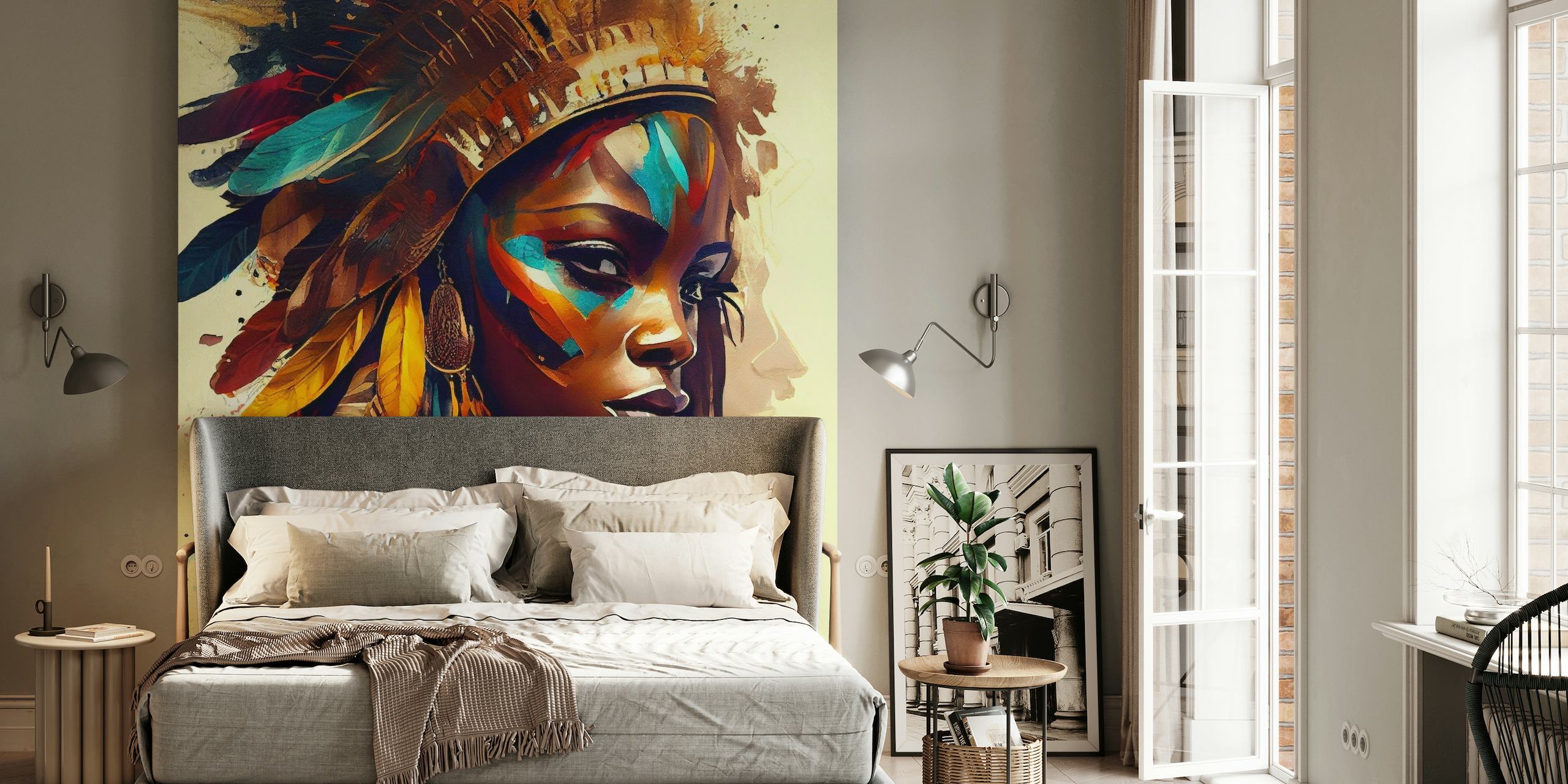 Powerful African Warrior Woman #5 wallpaper
