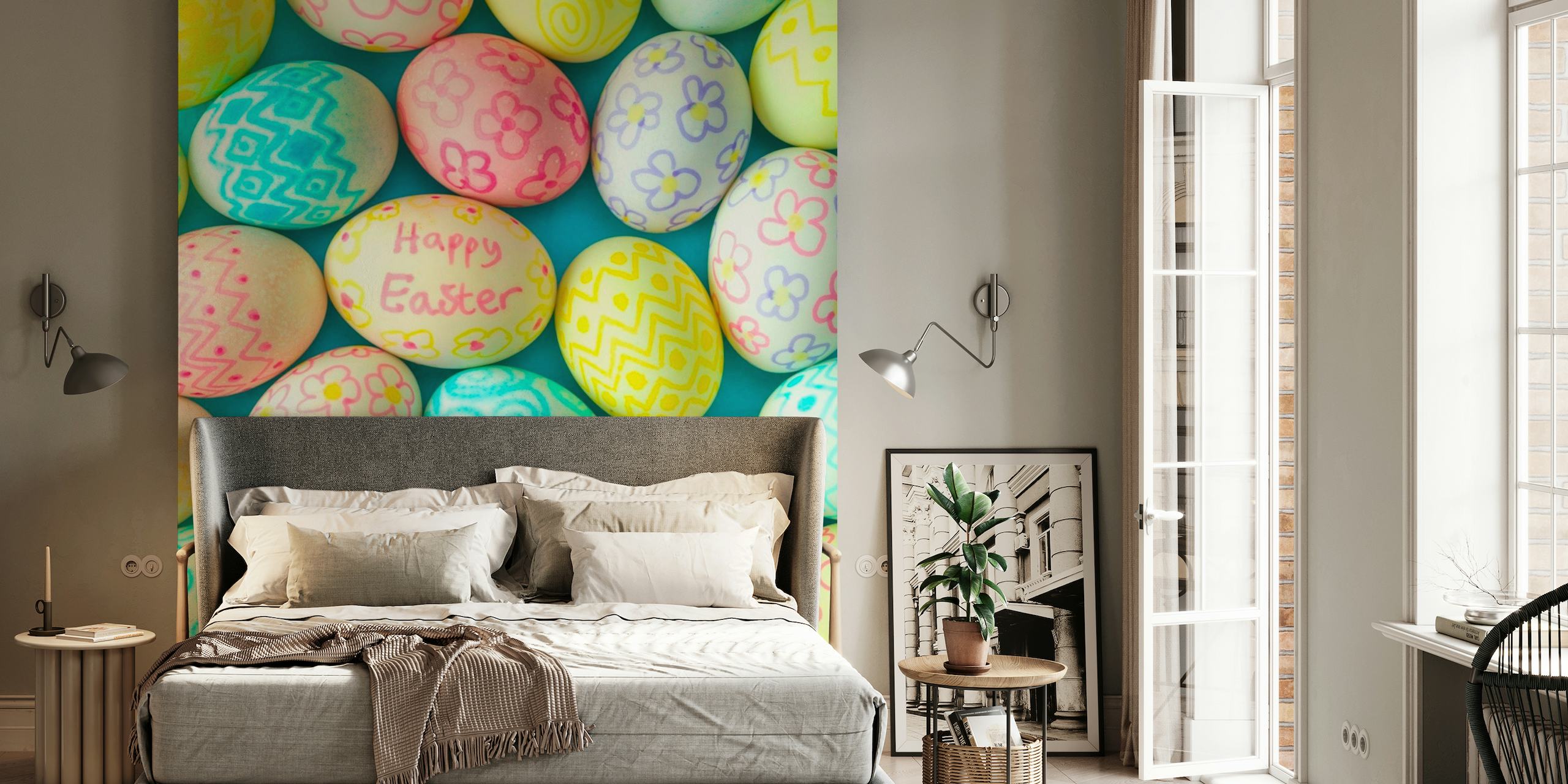 Easter Eggs behang