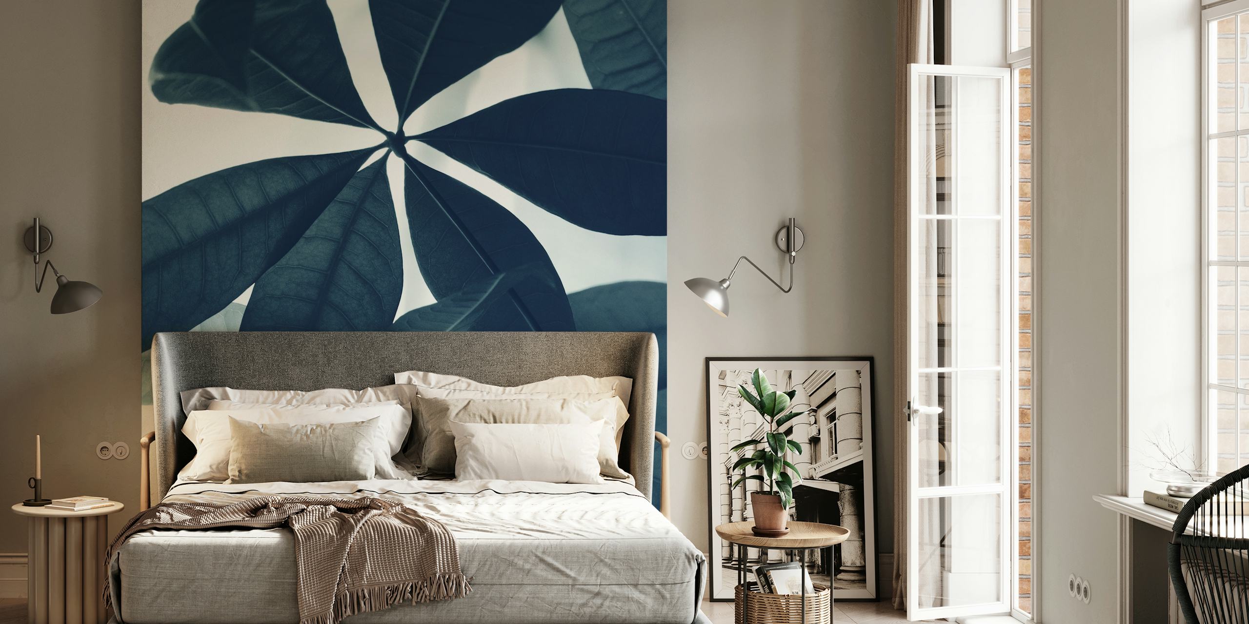 Pachira Aquatica wallpaper in a room