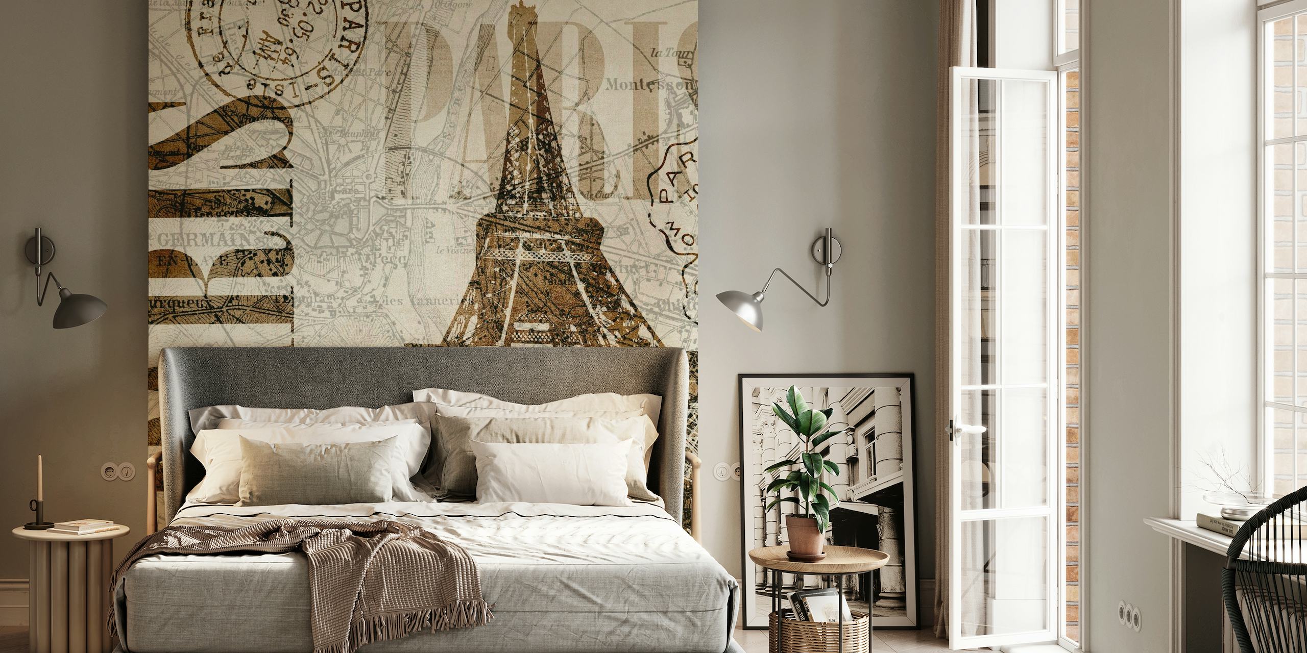 France Paris Eiffel Tower behang