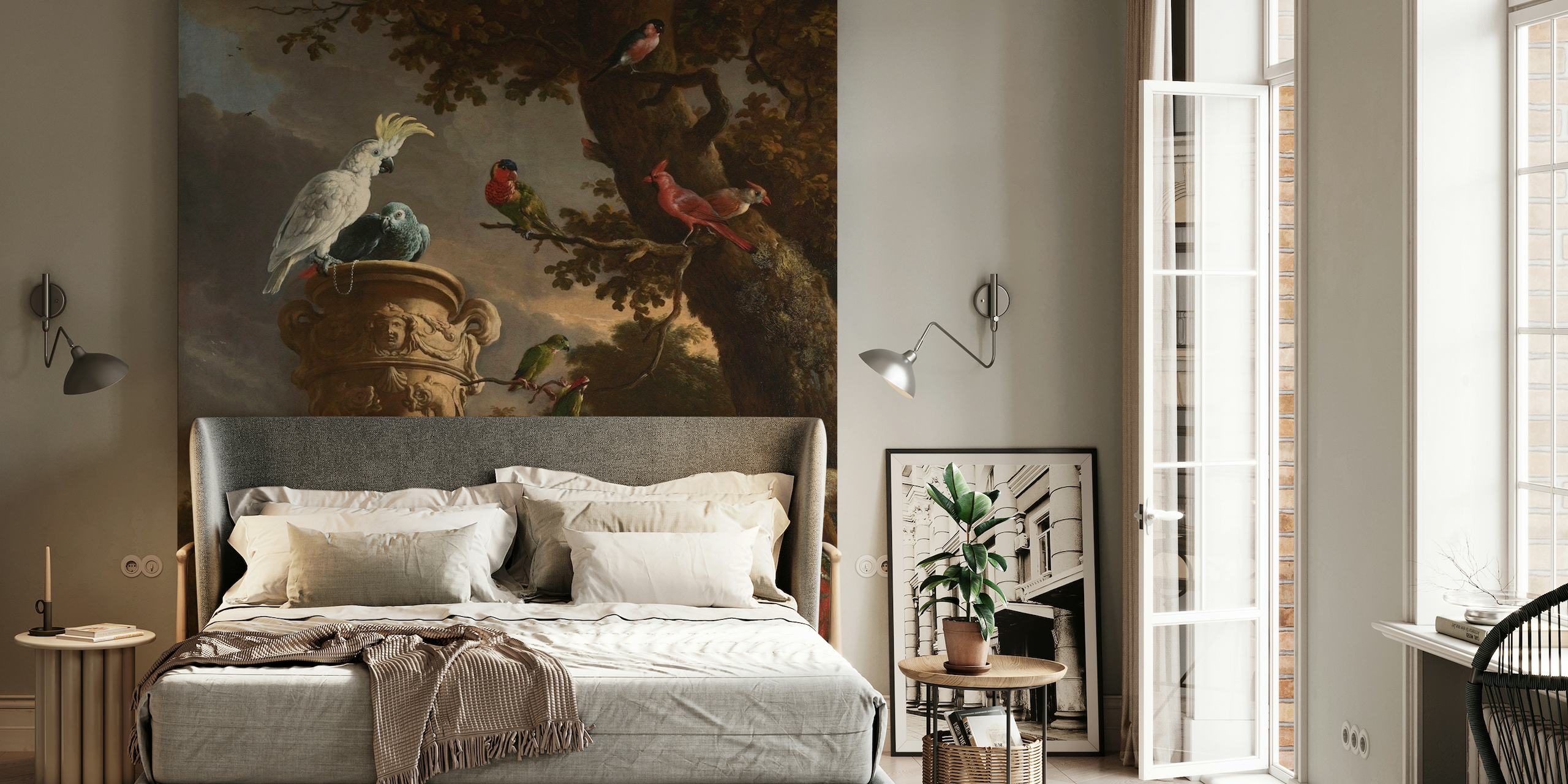 Birds and Monkeys - Aster wallpaper