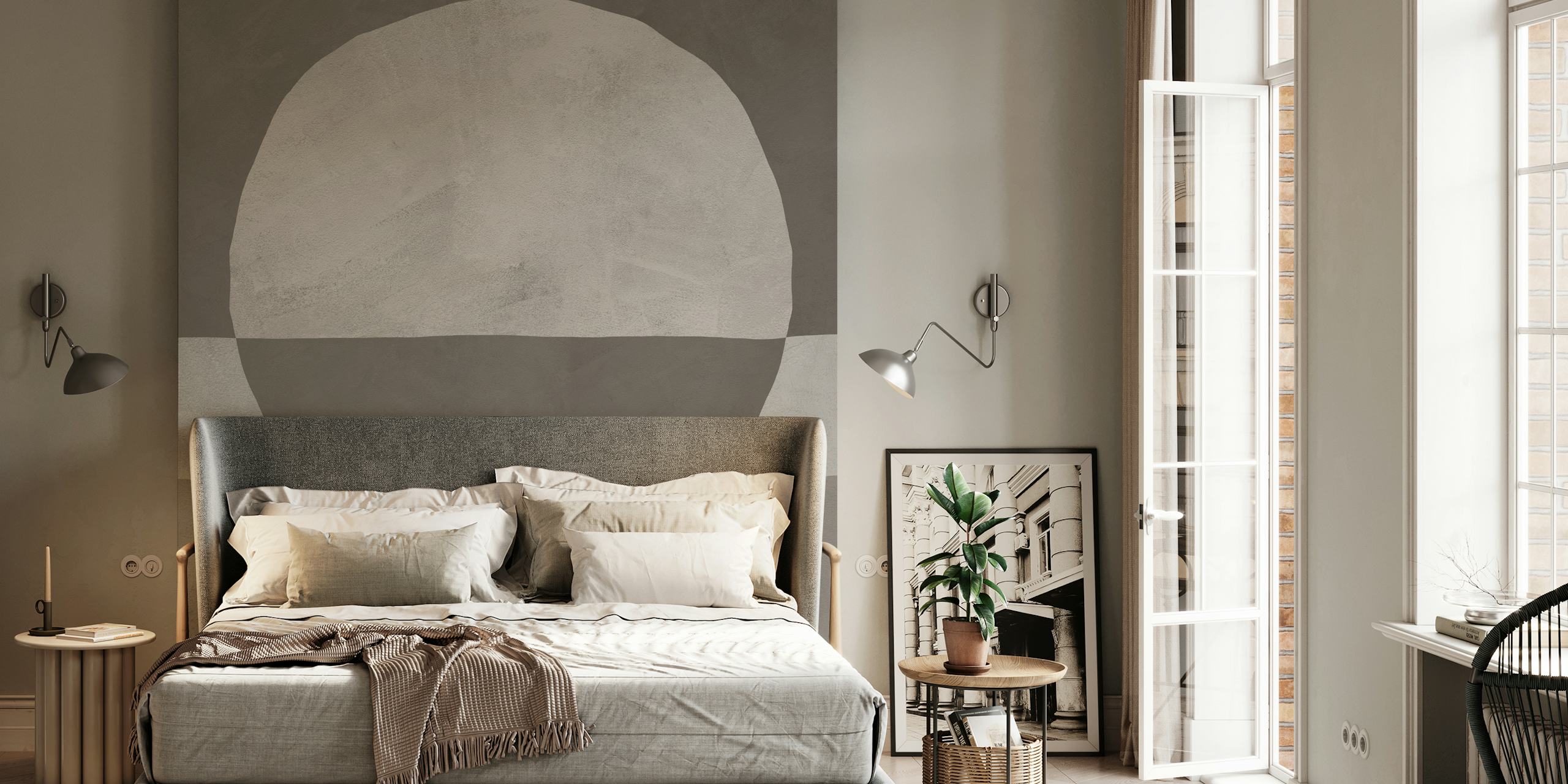 Tapeta Nardo Gray IV w aranżacji pokoju