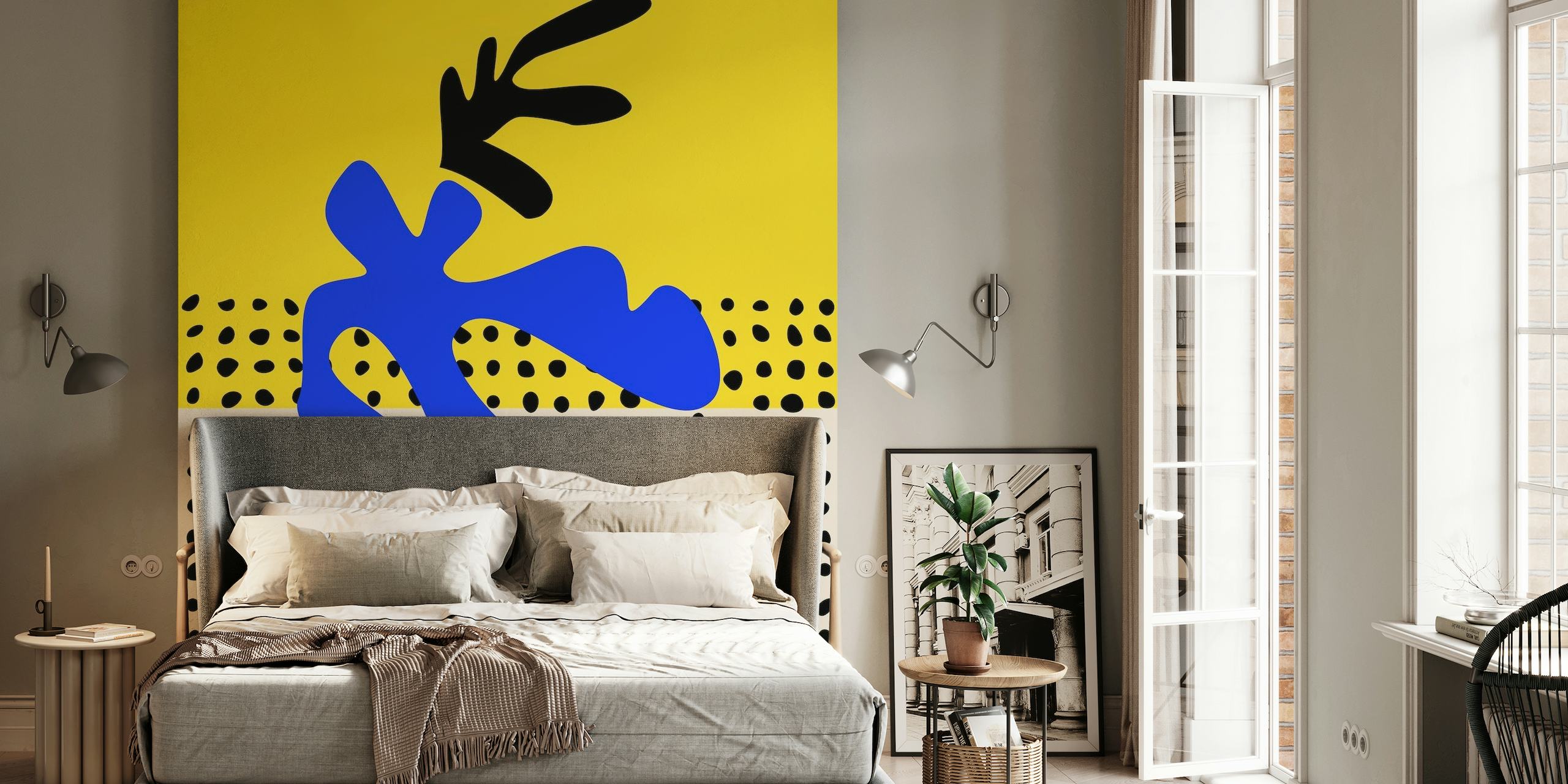 Vibrant Matisse Inspired Art carta da parati