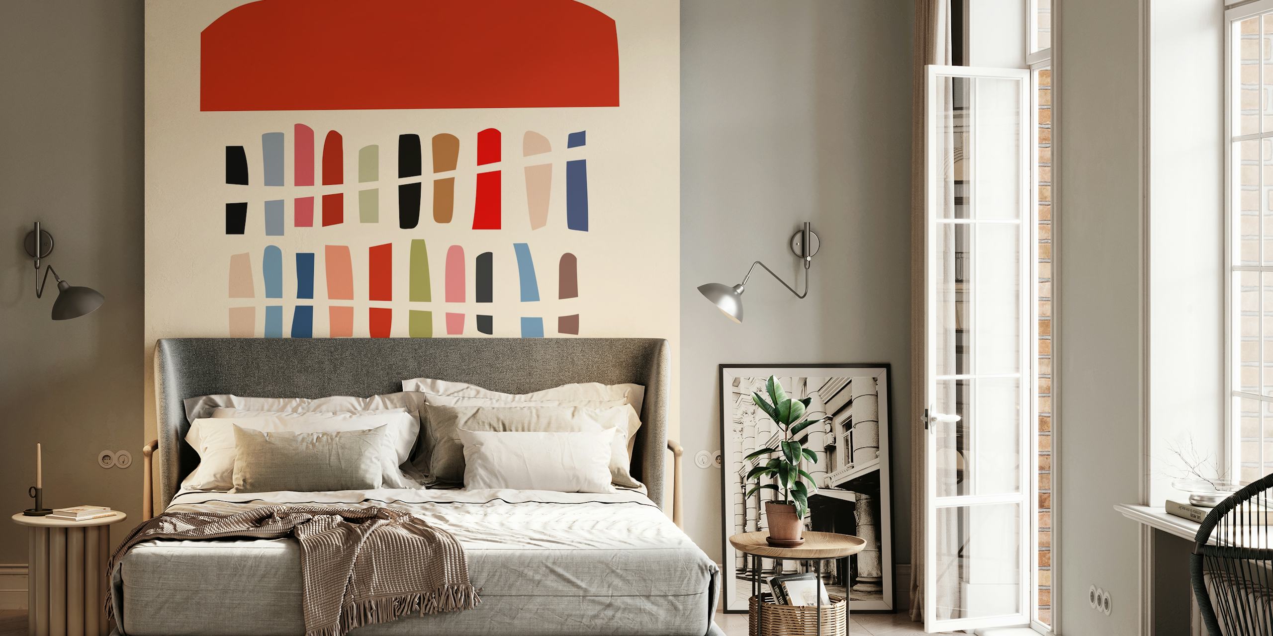 Vibrant abstract wallpaper design