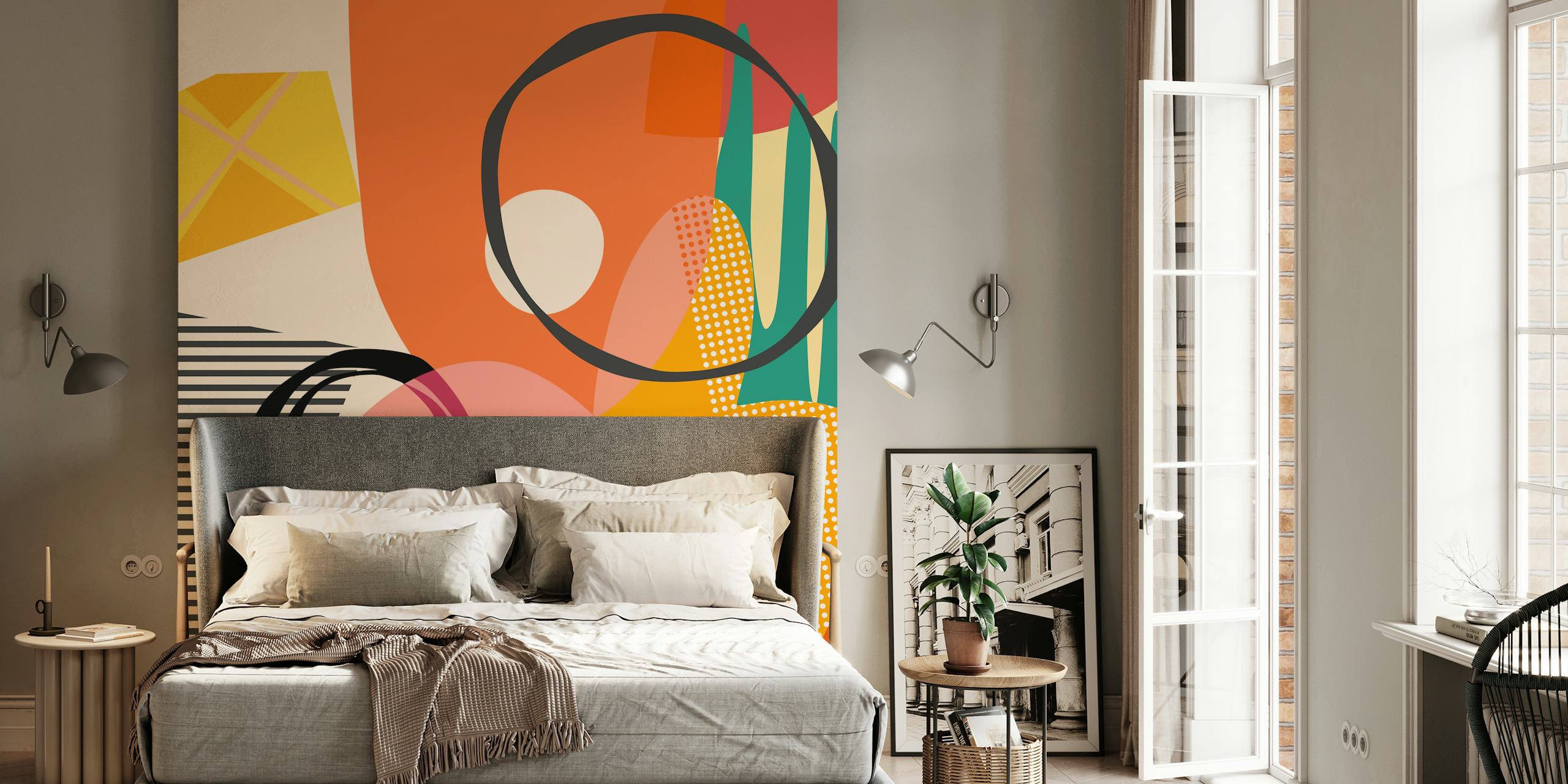 Abstract Composition 1108 tapet i stuen