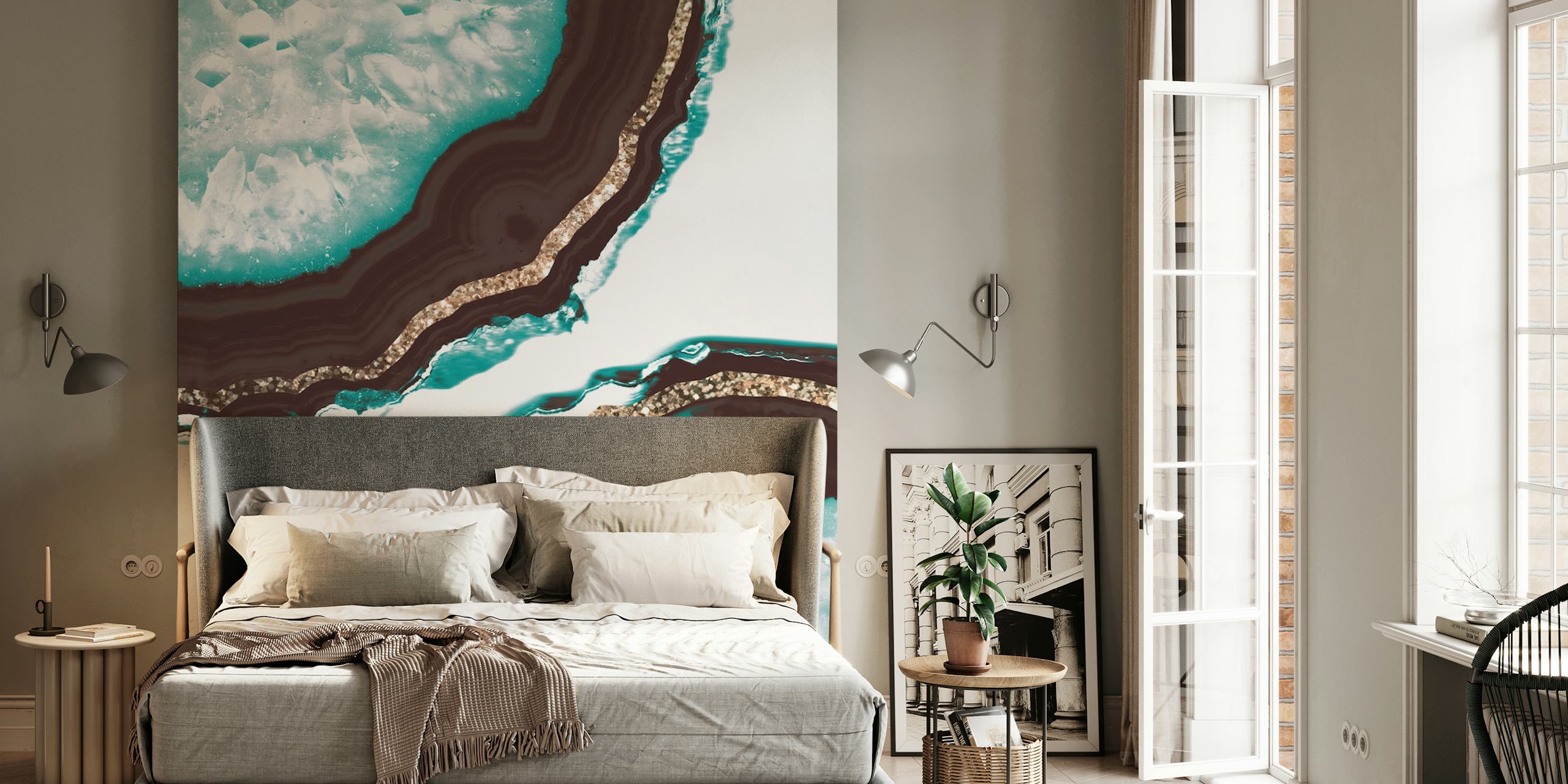 Agate Glitter Glam 18 wallpaper in a room