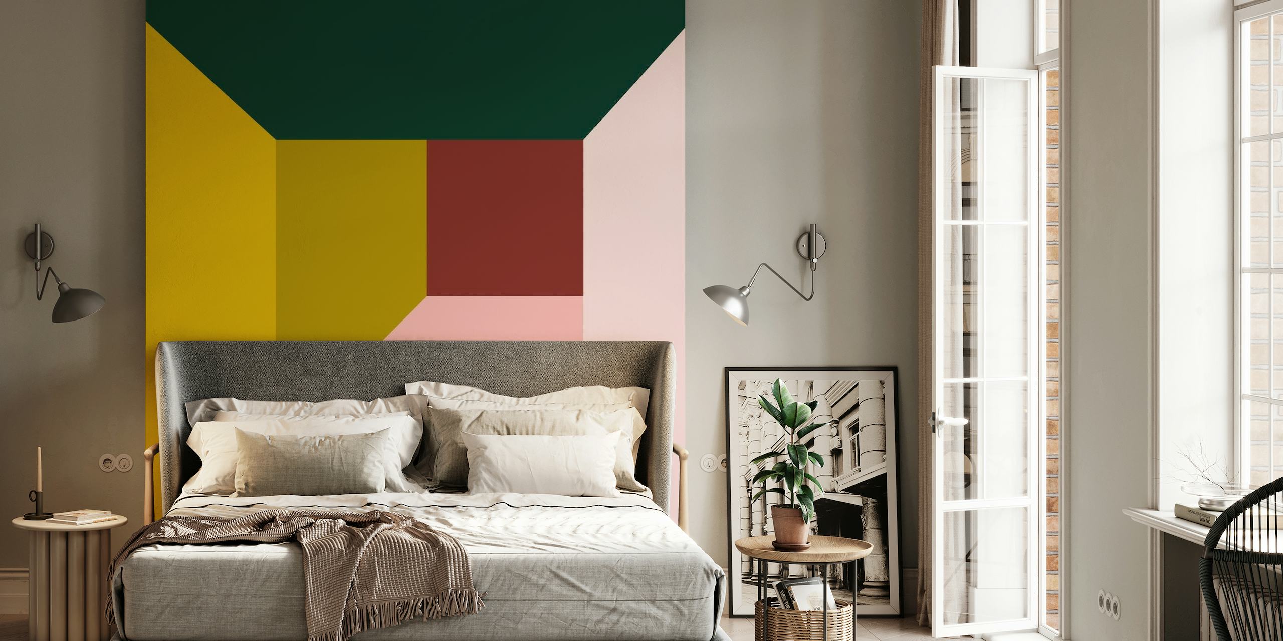Abstract room wallpaper