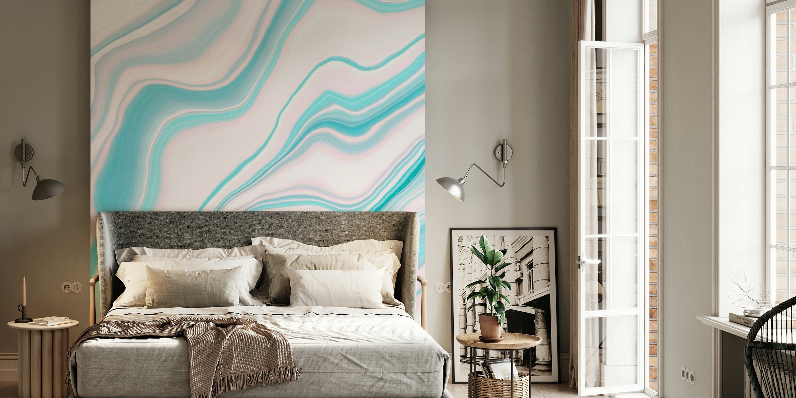 Liquid Pastel Agate Dream 1 wallpaper