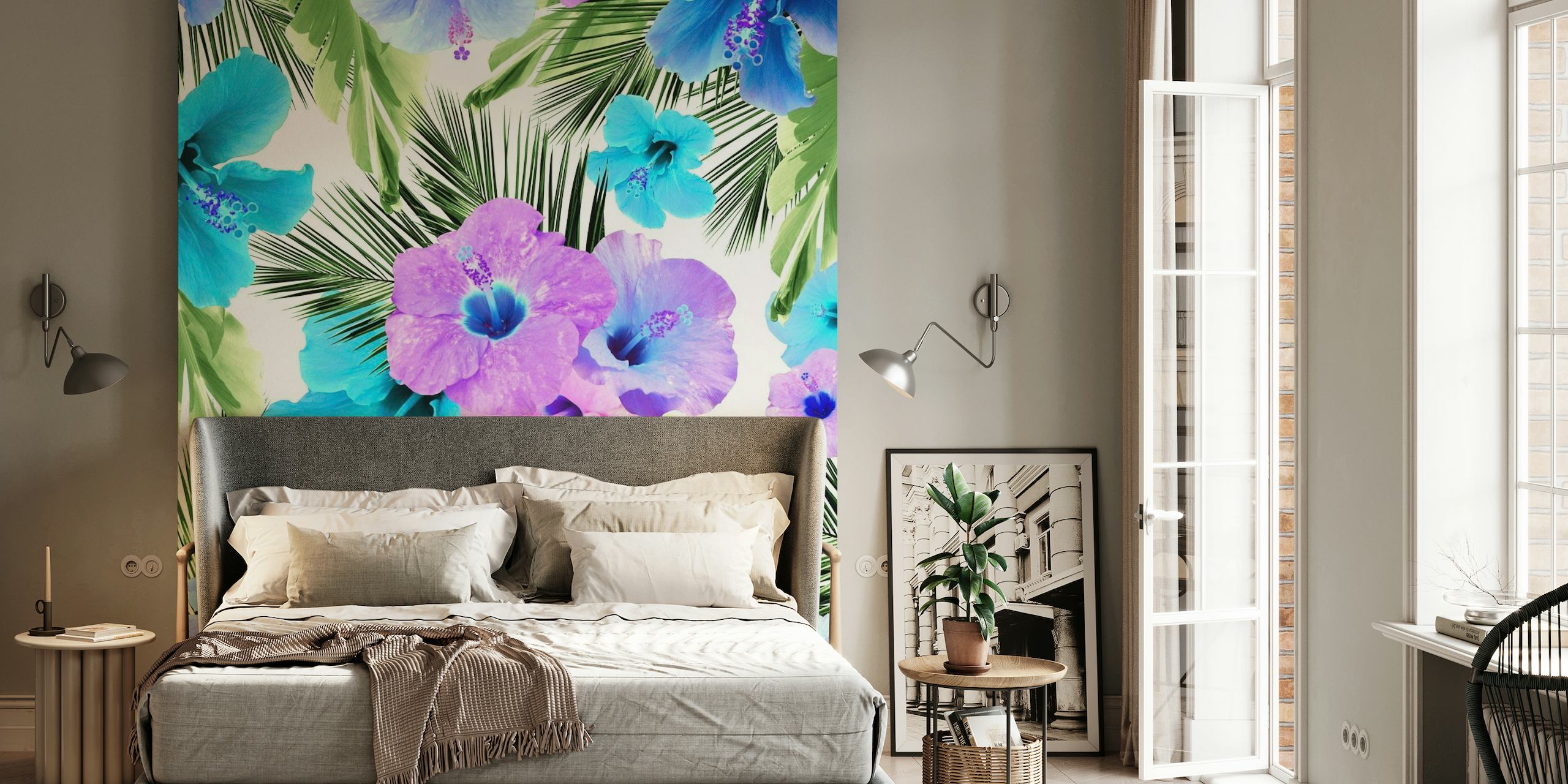 Tropical Hibiscus Dream 2 papel pintado