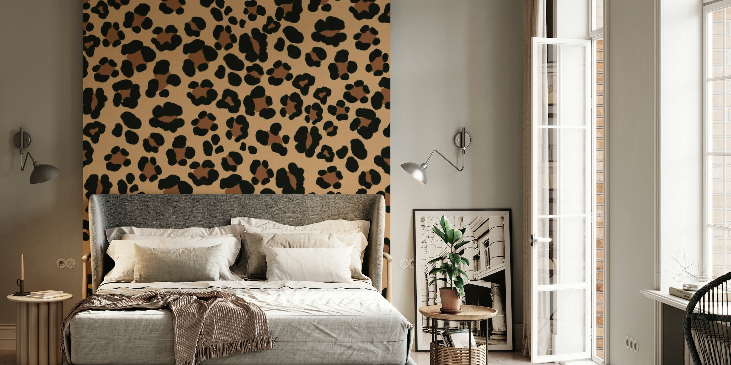 Leopard Print Glam 1 behang
