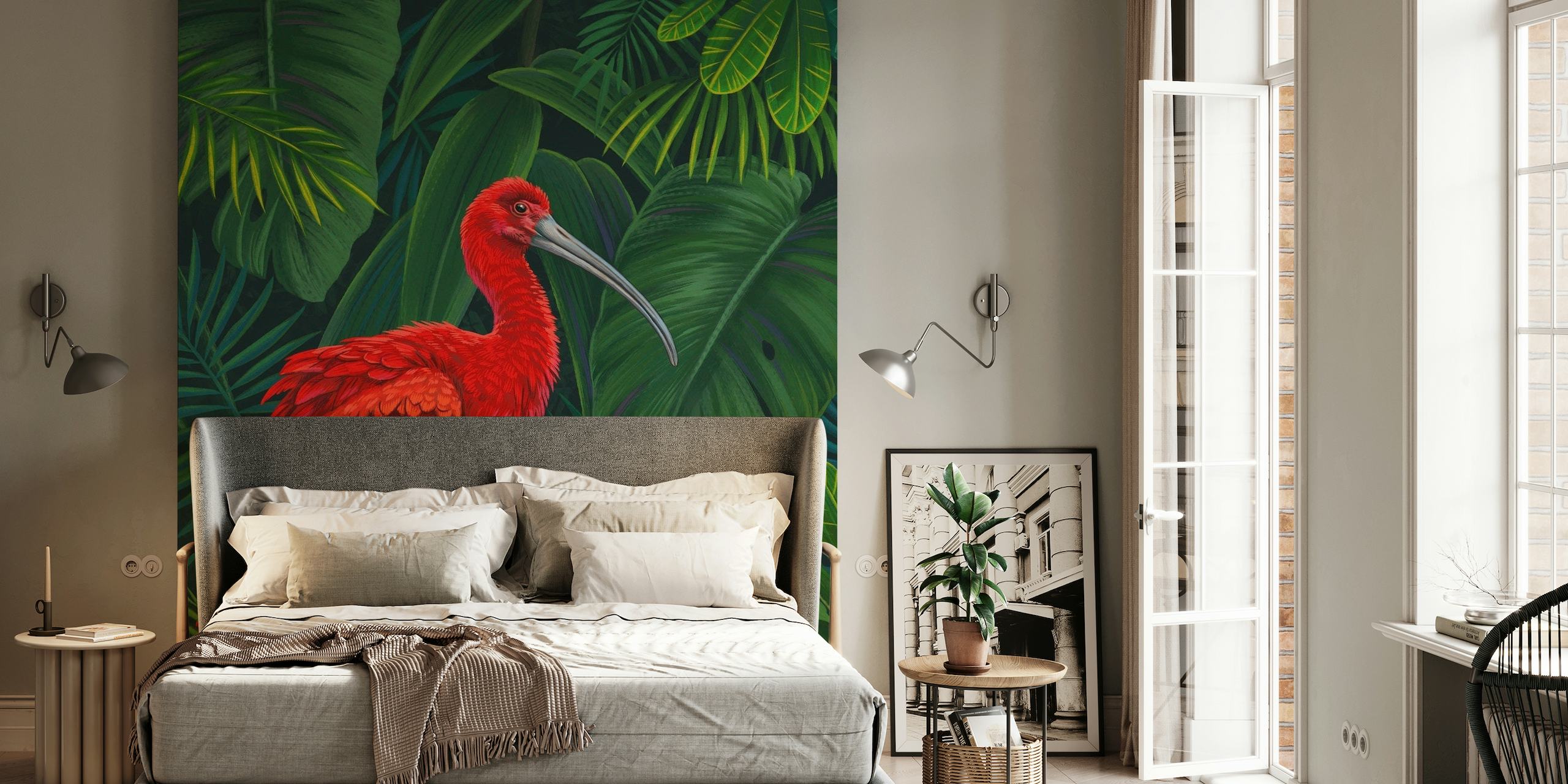 Scarlet Ibis wallpaper