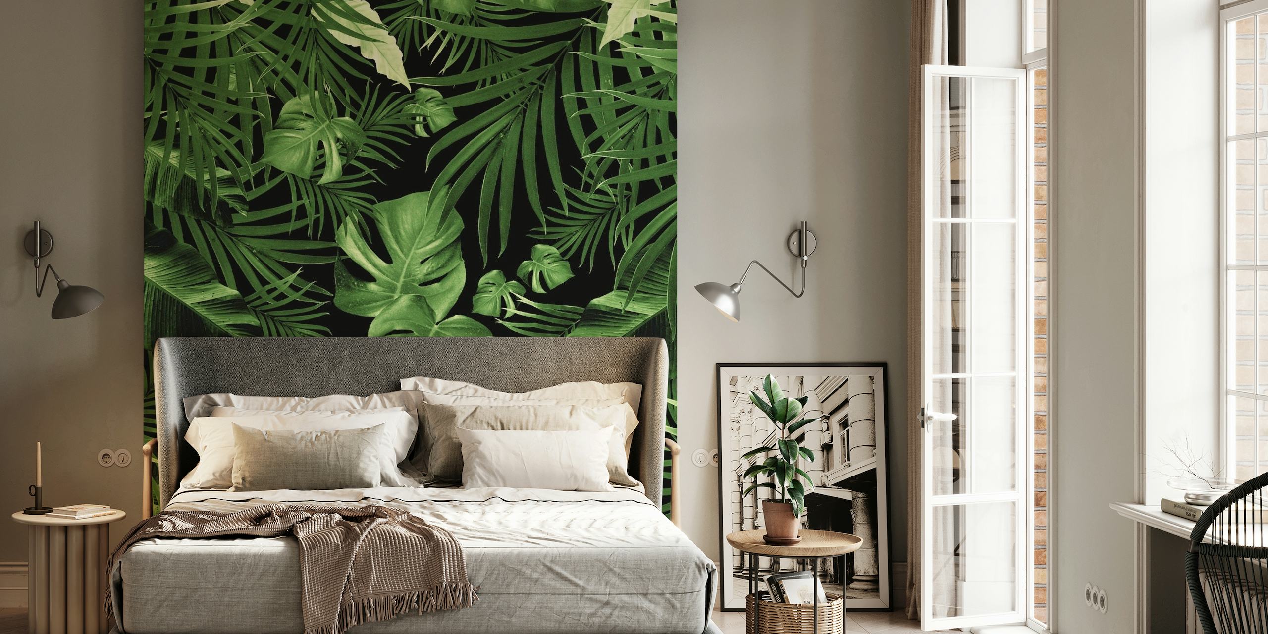 Jungle Night Leaves 5 wallpaper