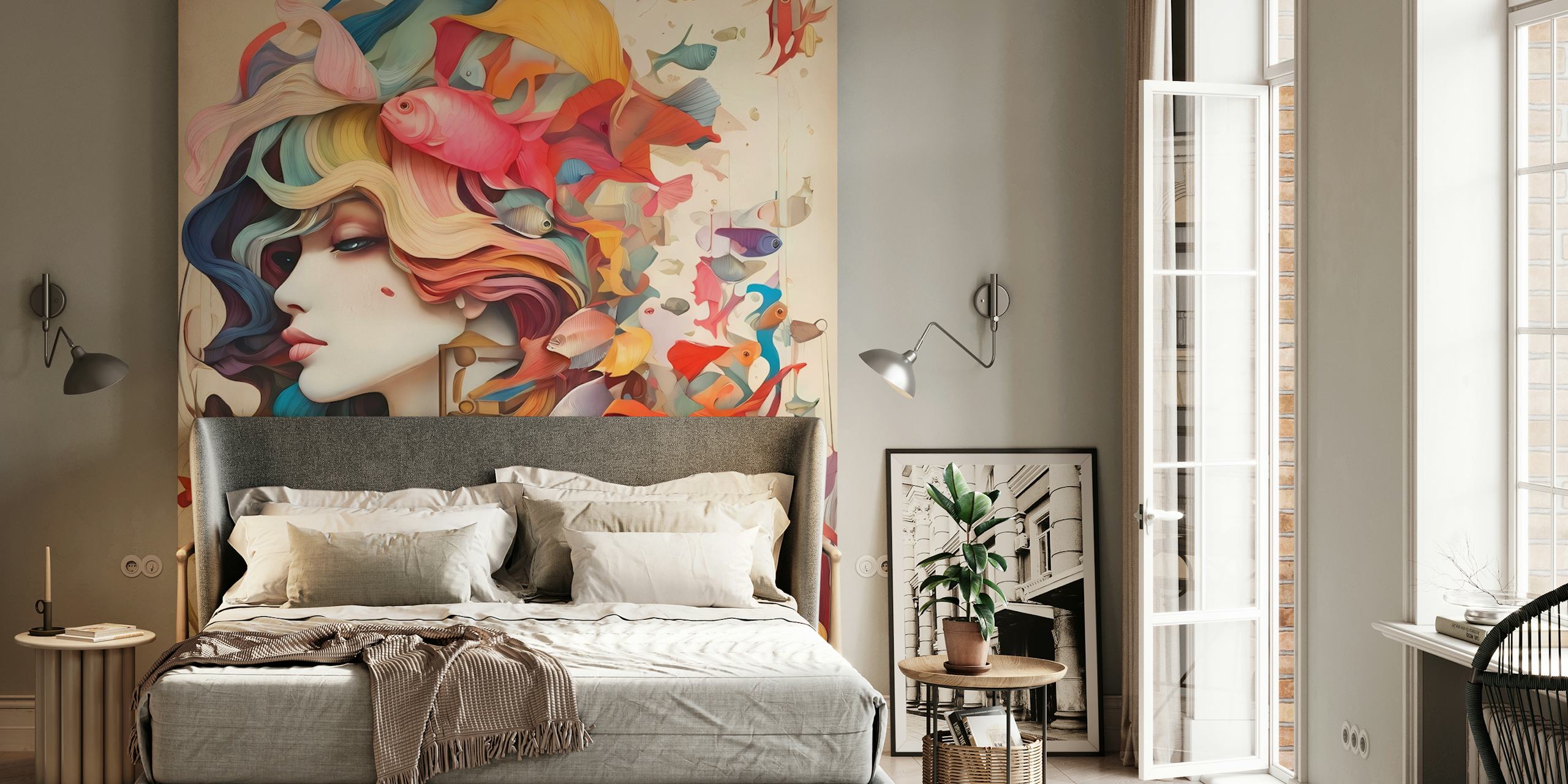 Vibrant Nature Muse 2 tapeta u sobi