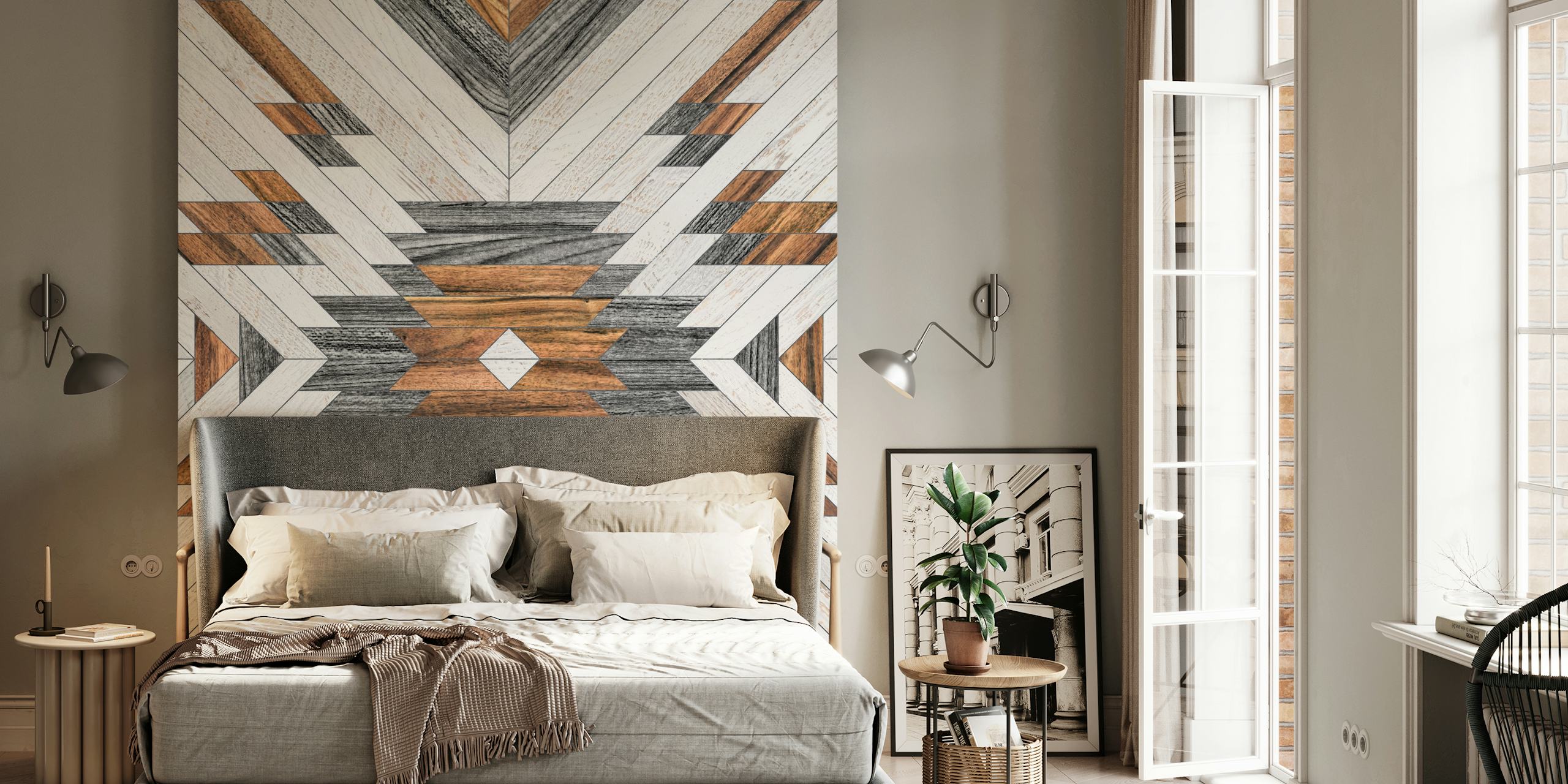 Papel de parede Urban Tribal Pattern No 8 em um quarto