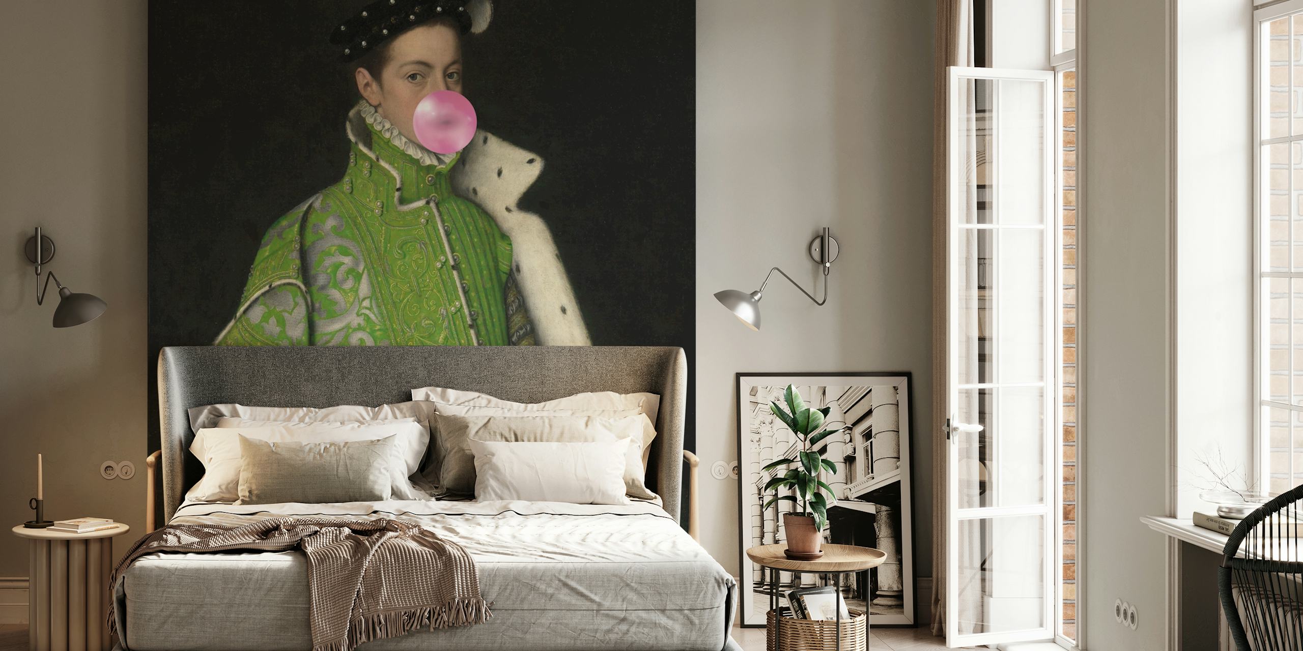 Noble Playful Portrait tapeta v pokoji