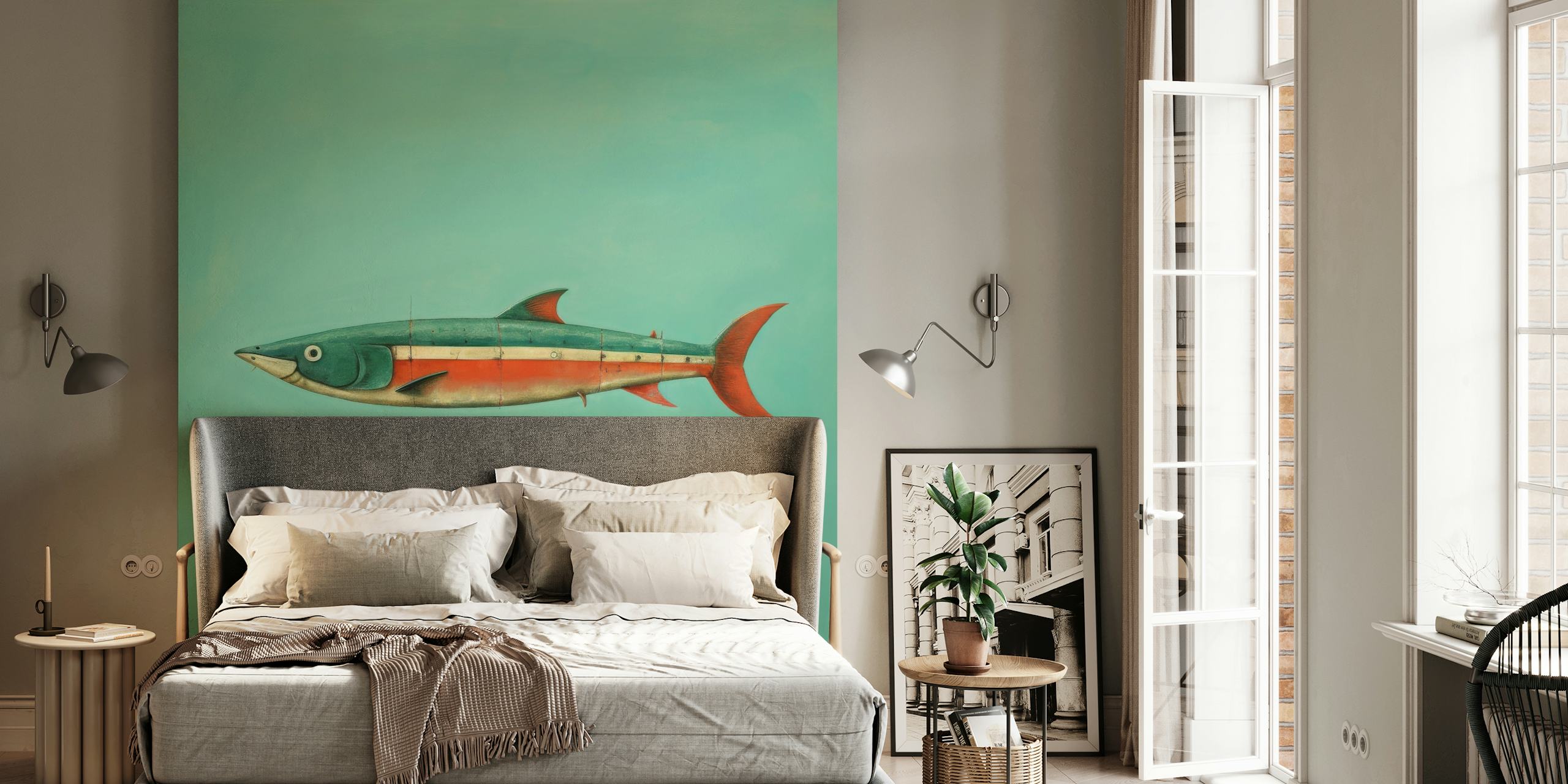 Minimal Sardine tapeta u sobi