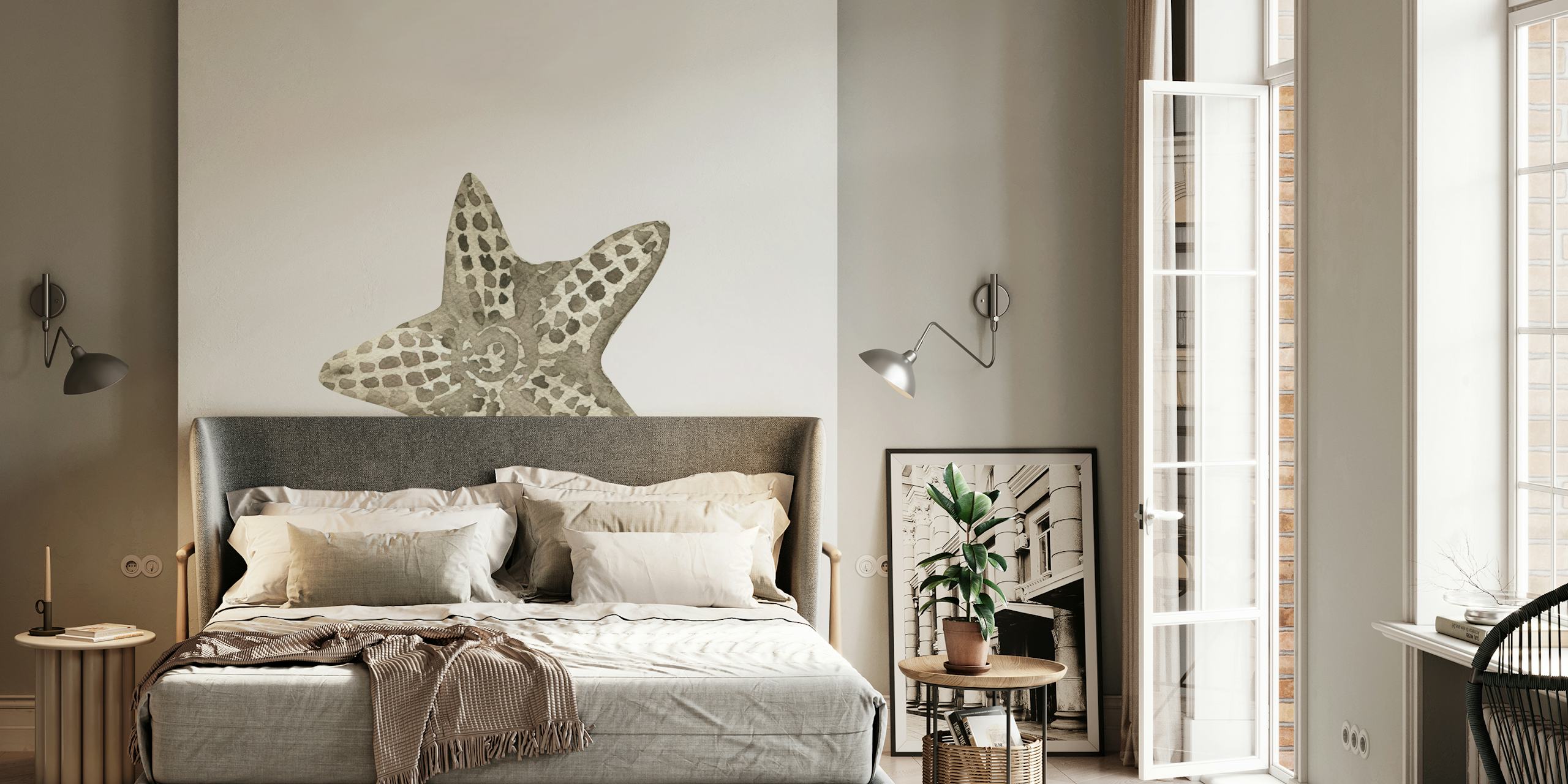 Gentle Starfish wallpaper i et rumindretning