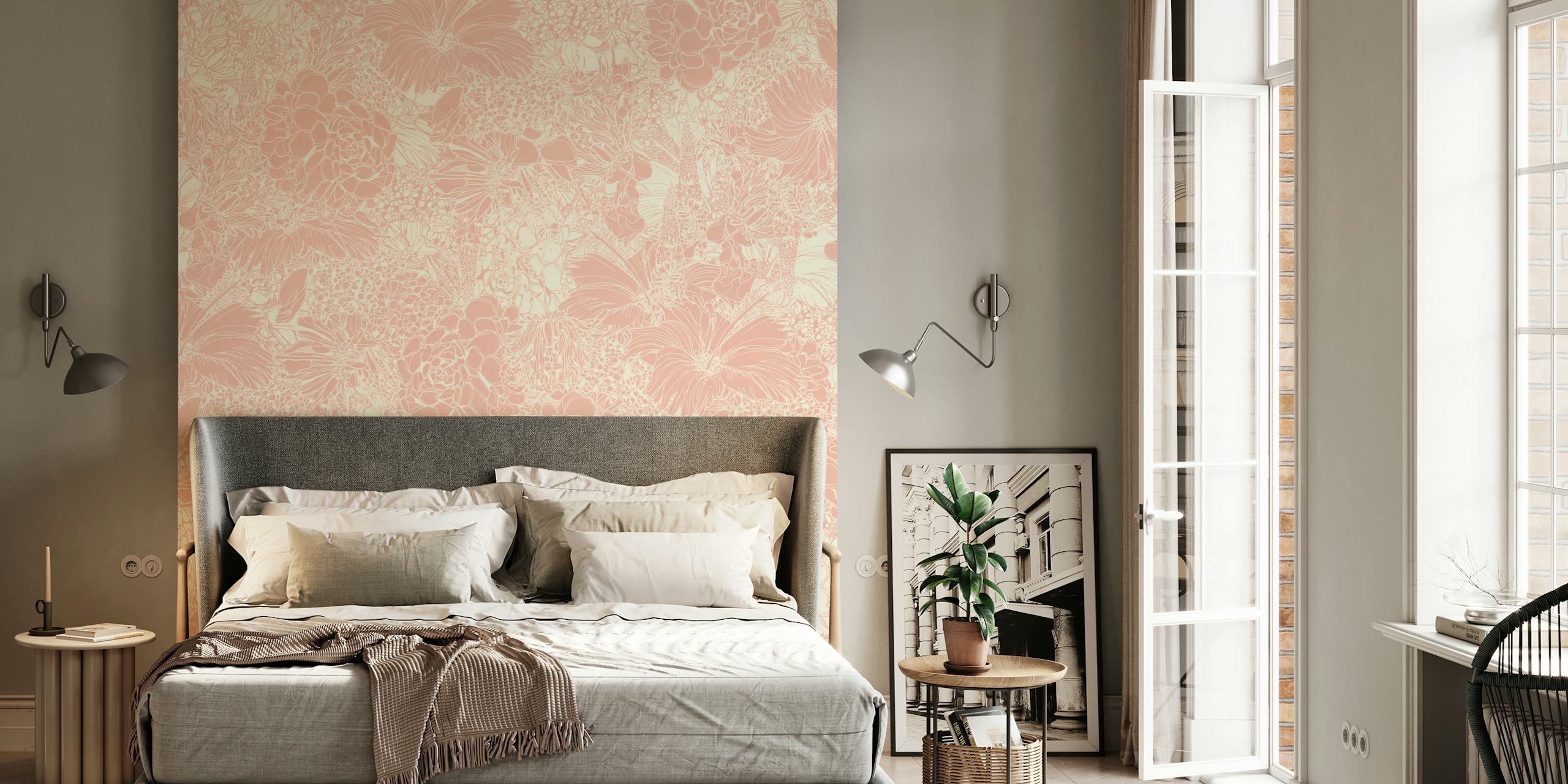 Tapeta Delicate Blossom Vibe v pokoji