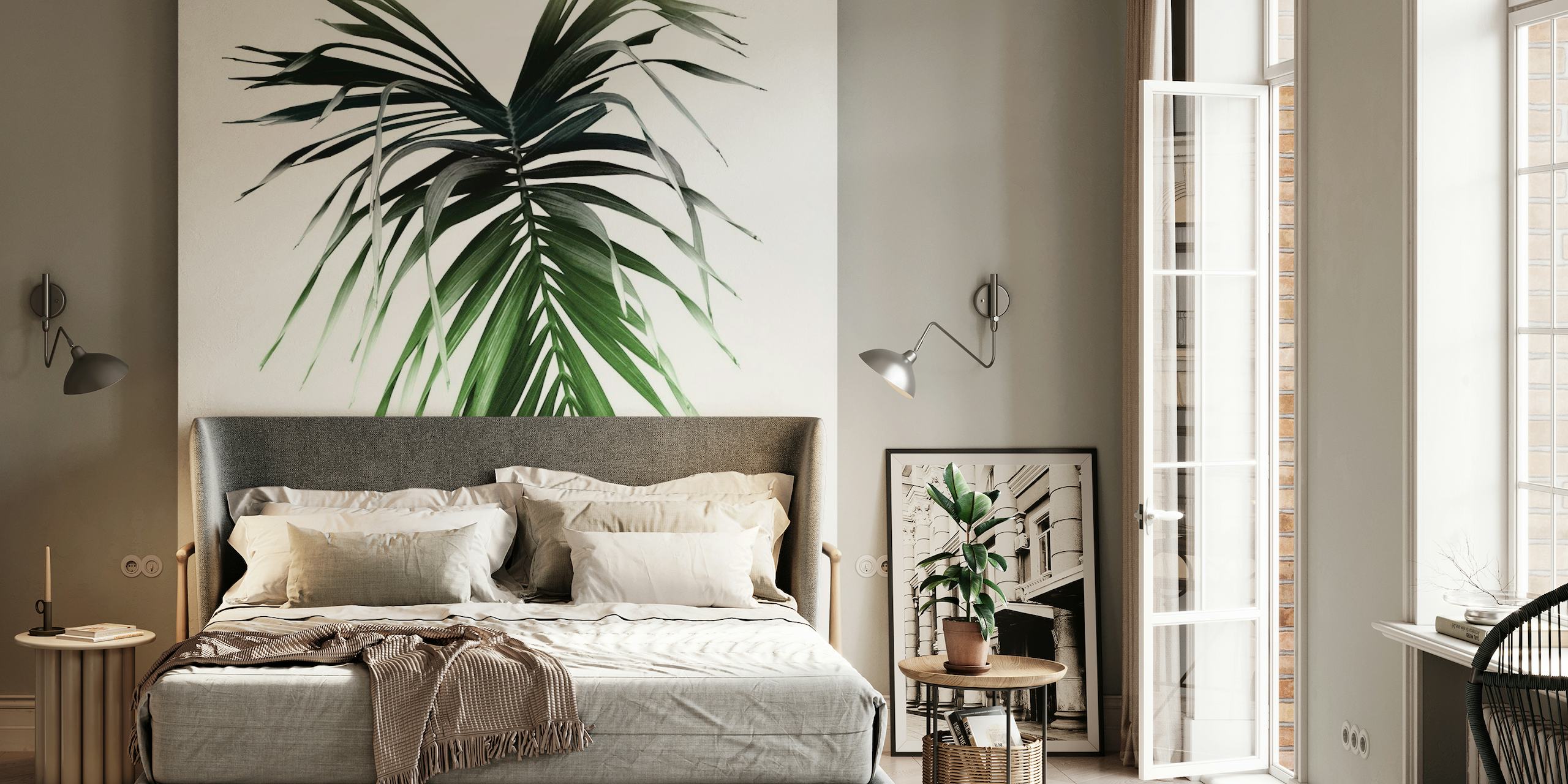 Palm Leaf Wall Mural depicting Cali Summer Vibes