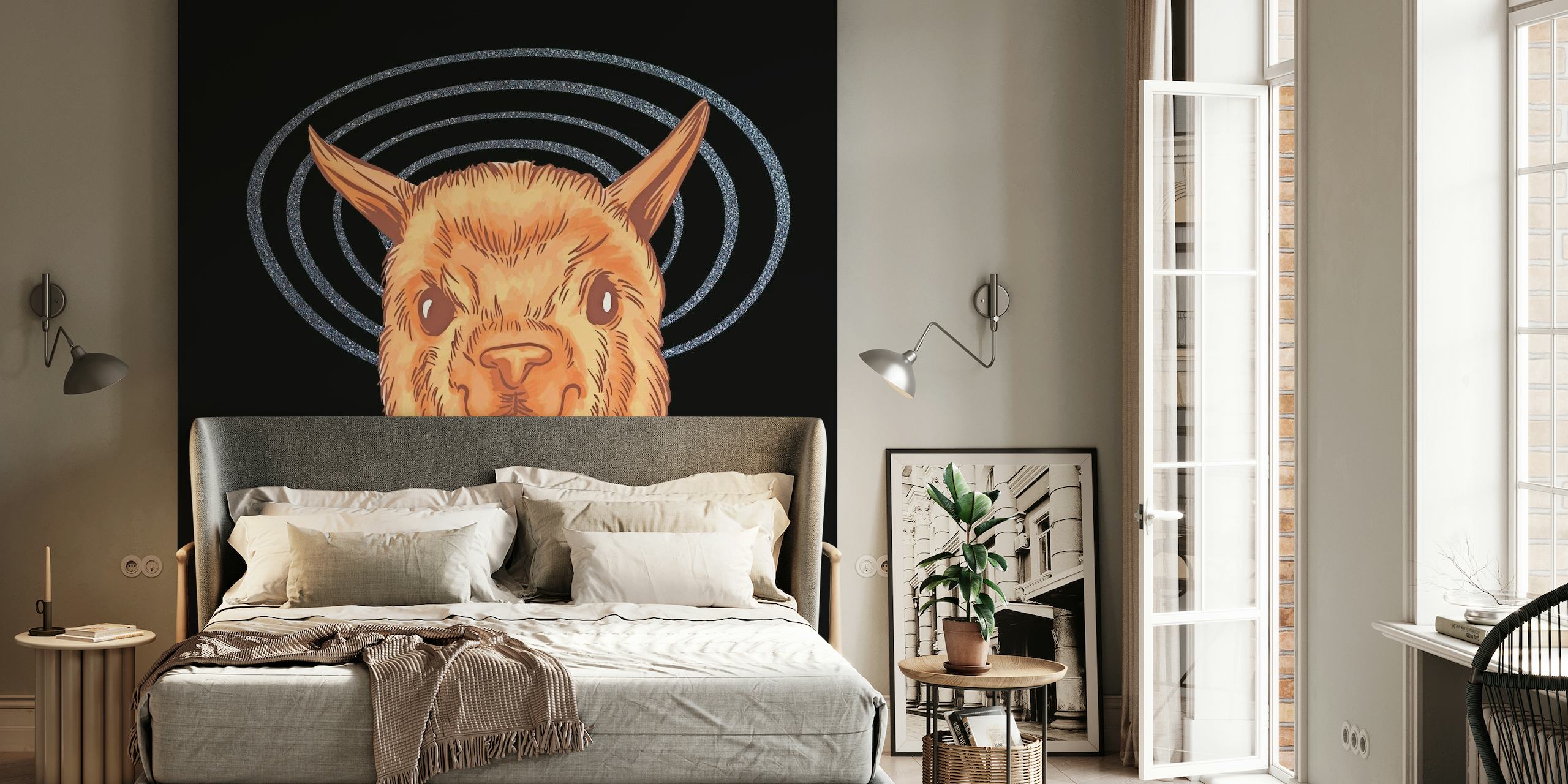 Holy Llama behang